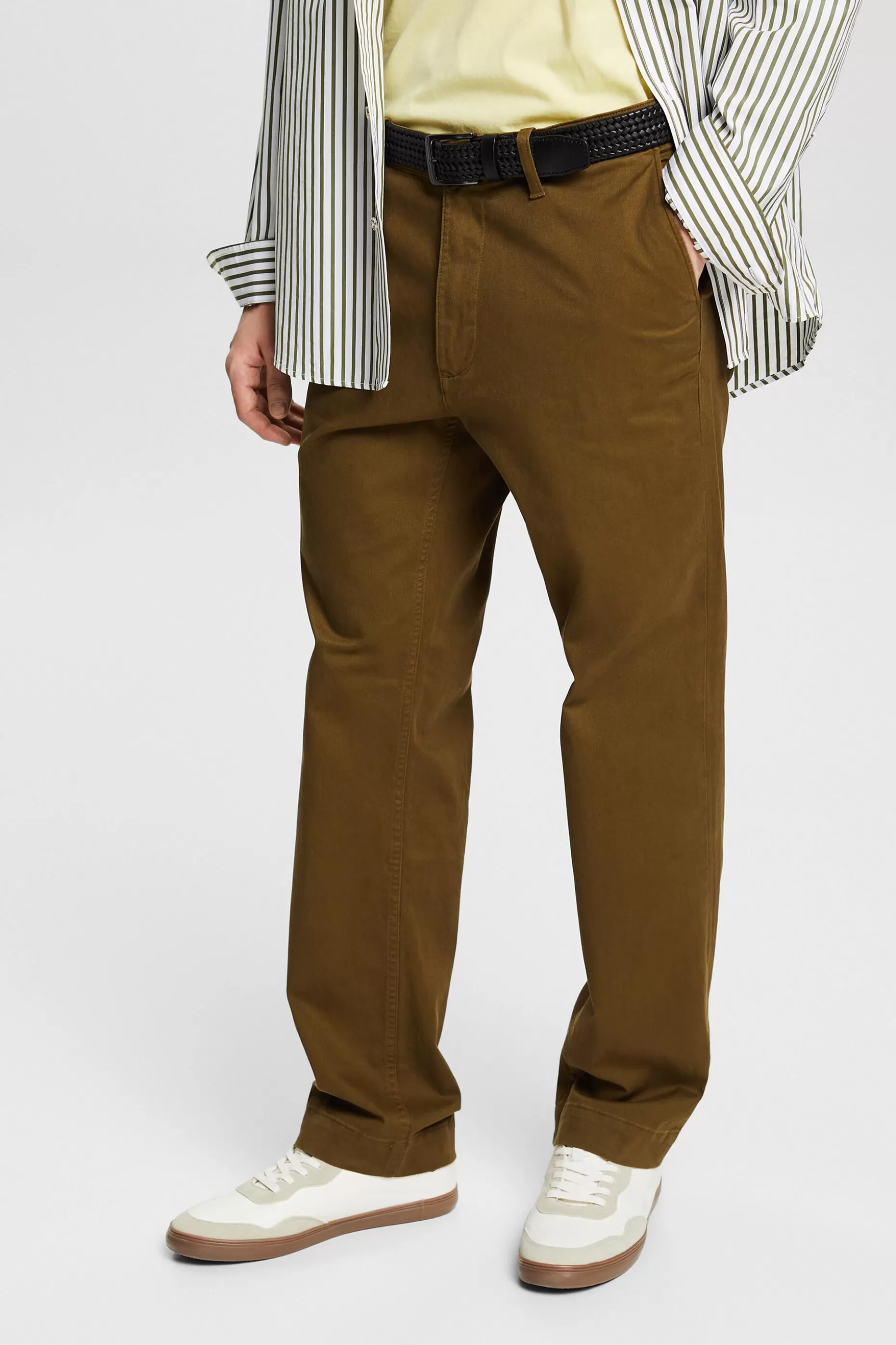 ESPRIT Cotton Straight Chino Pants at our Online Shop *Men The Spring Edit