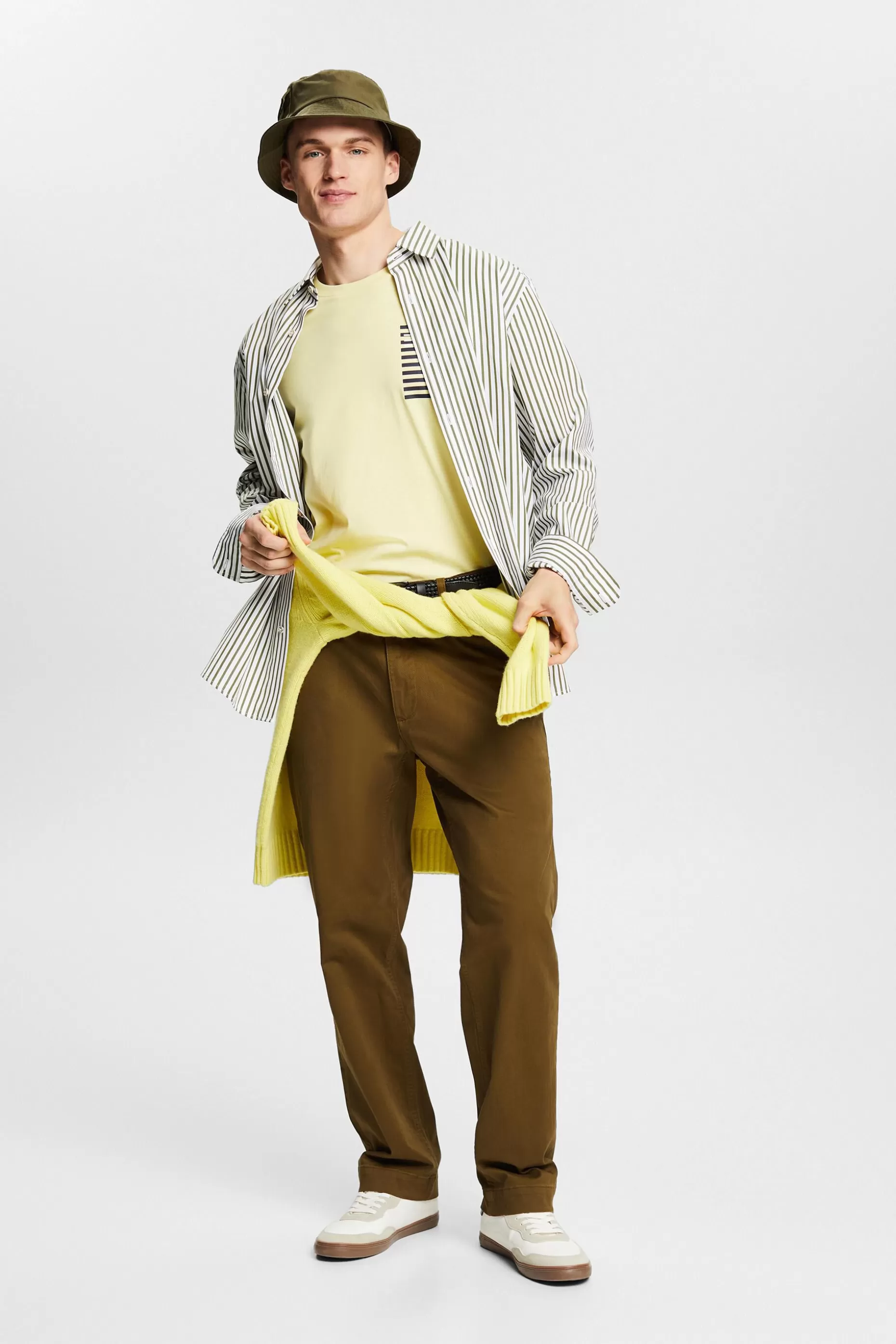 ESPRIT Cotton Straight Chino Pants at our Online Shop *Men The Spring Edit