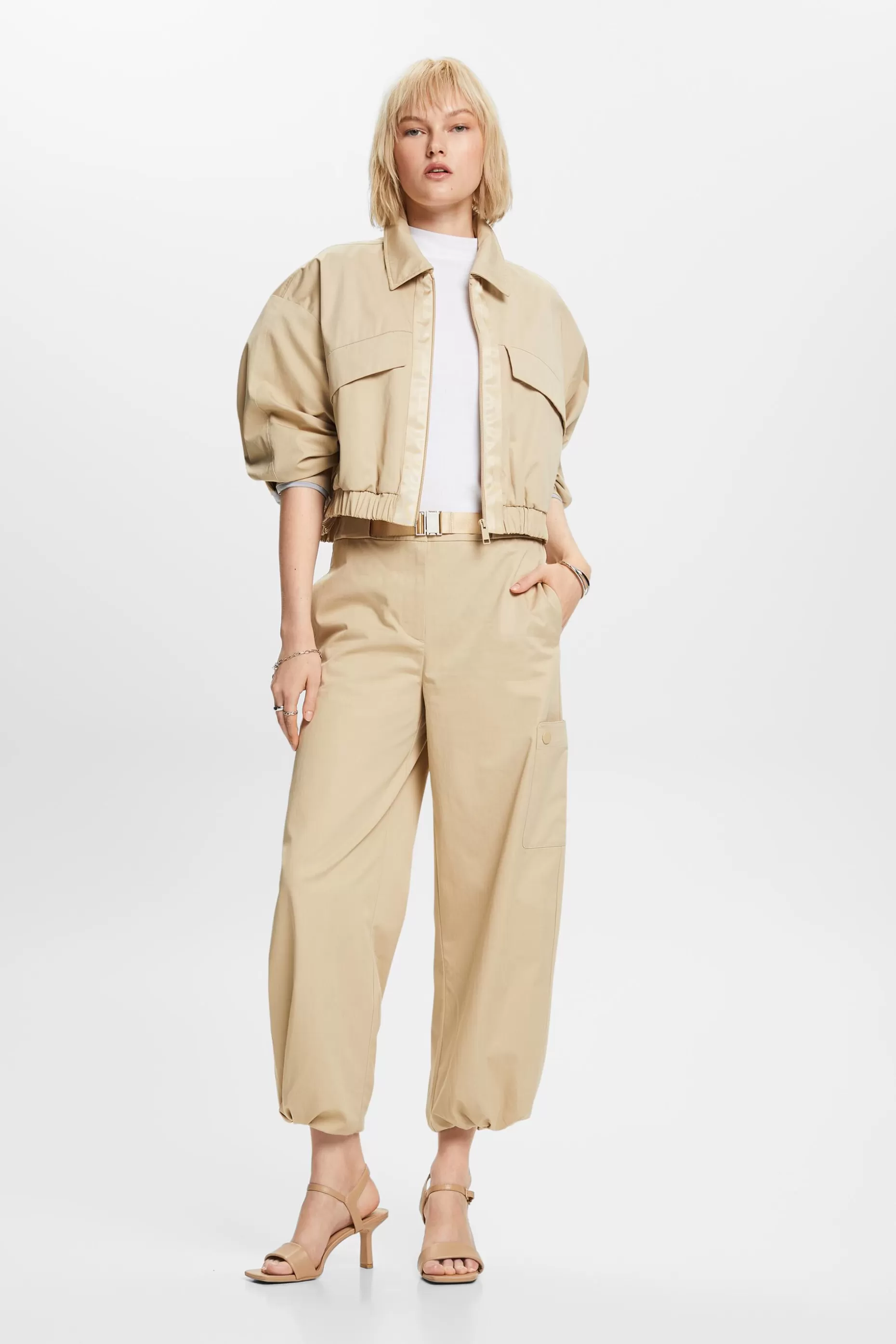 ESPRIT Cotton Twill Jacket at our Online Shop *Women Jackets + Coats