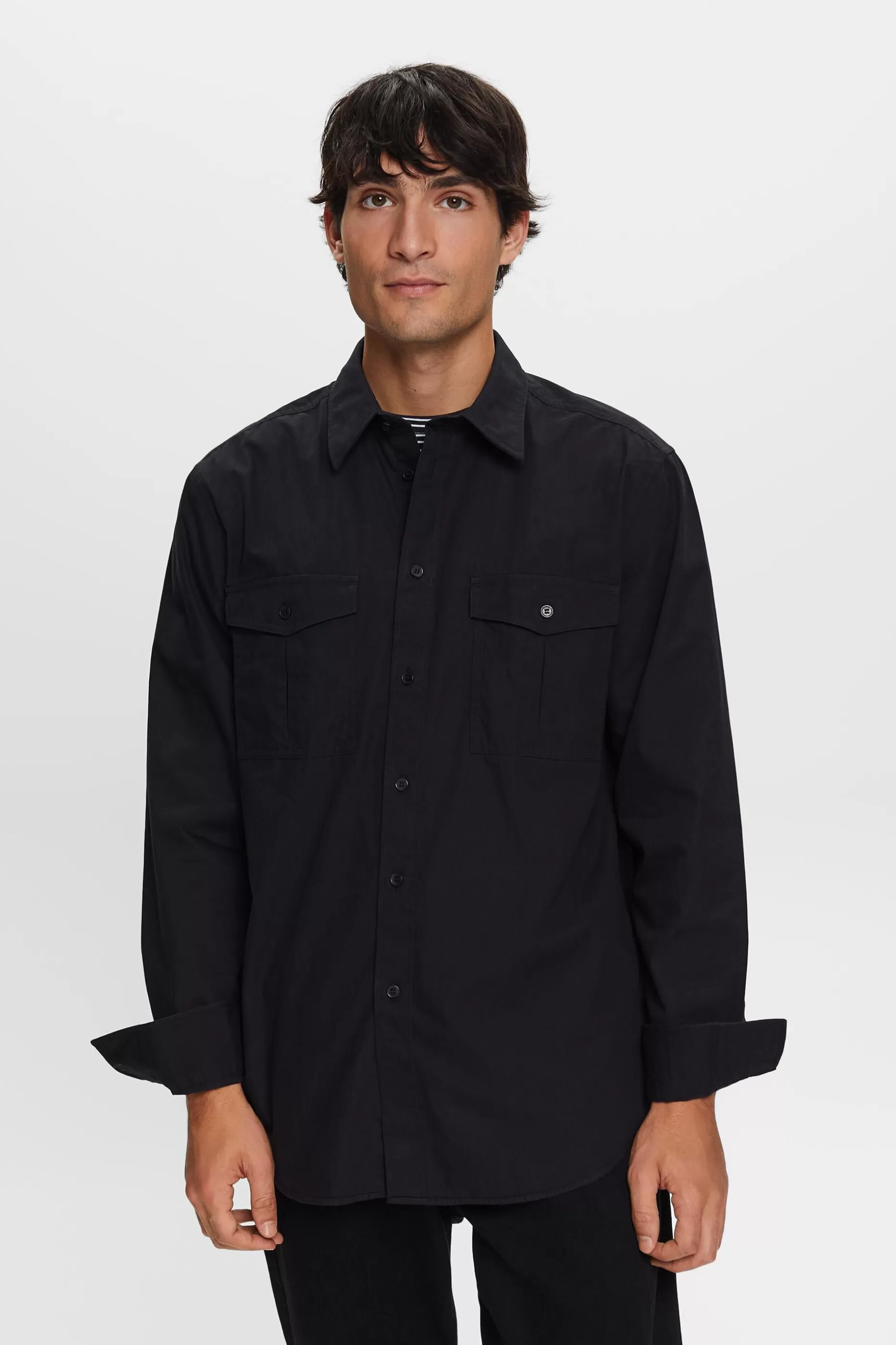 ESPRIT Cotton Utility Shirt at our Online Shop *Men Shirts