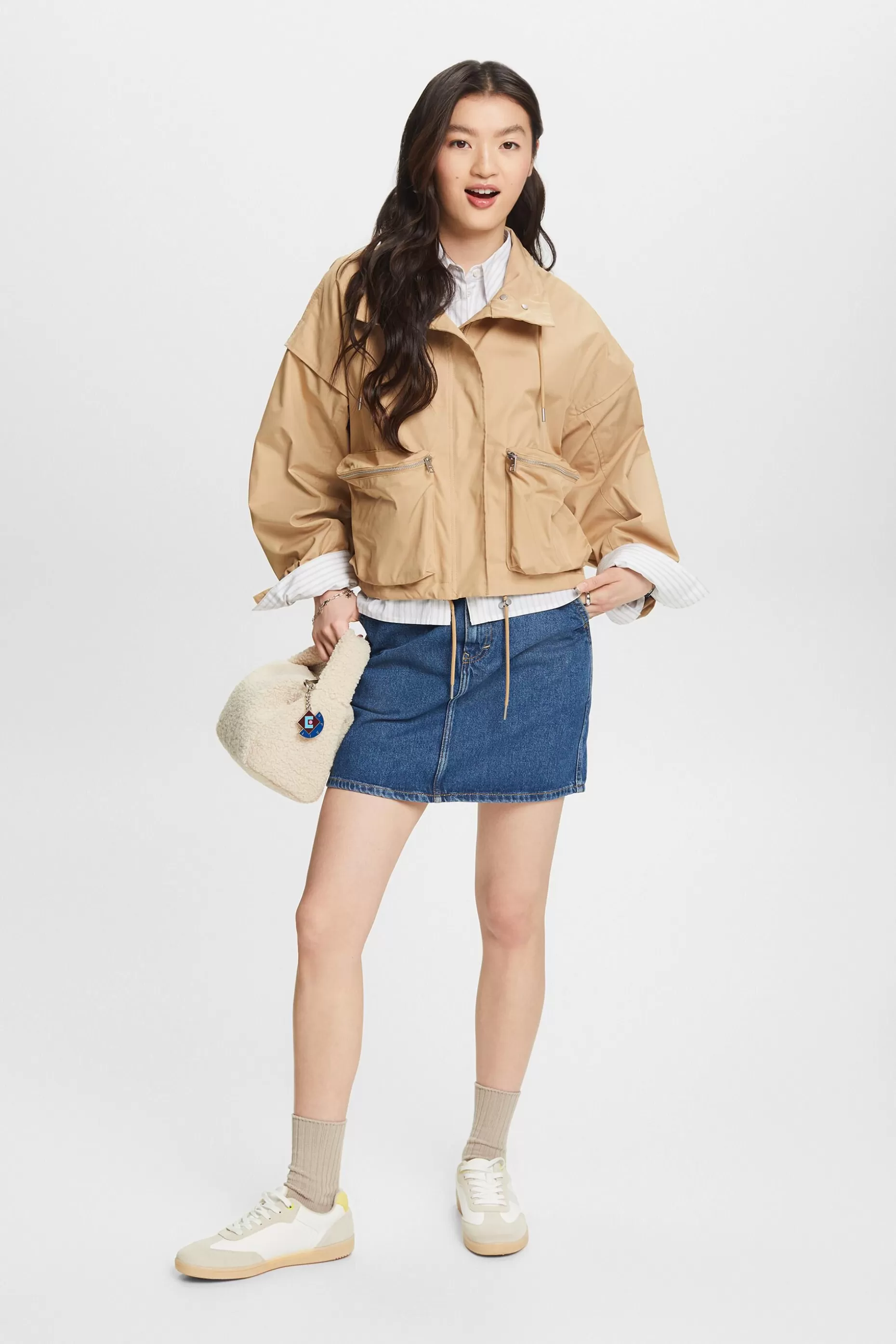 ESPRIT Cotton-Blend Jacket at our Online Shop *Women Jackets + Coats