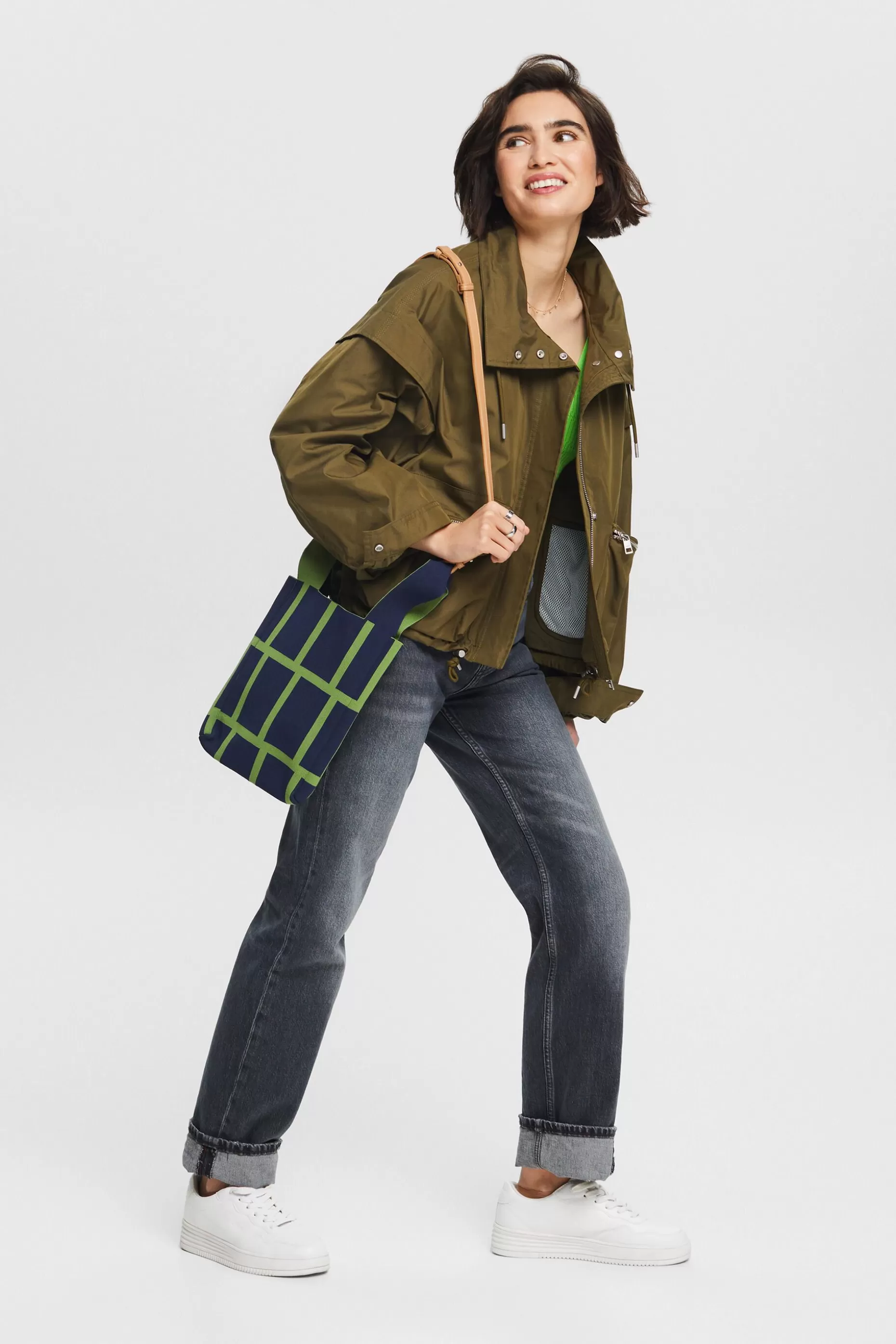 ESPRIT Cotton-Blend Jacket at our Online Shop *Women Jackets + Coats