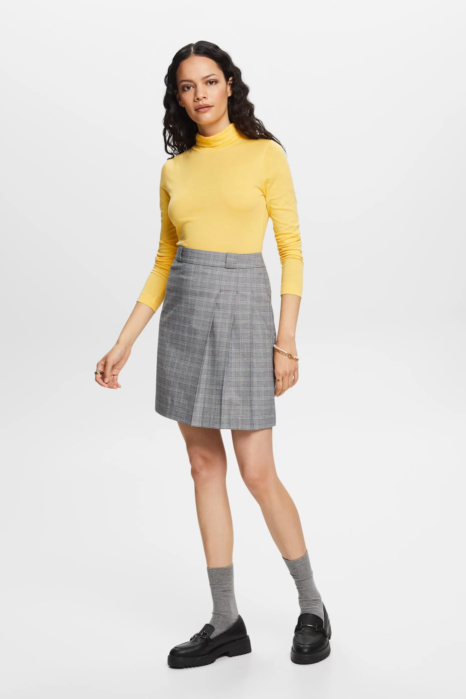 ESPRIT Cotton-Blend Jersey Turtleneck at our Online Shop *Women T-Shirts + Tops
