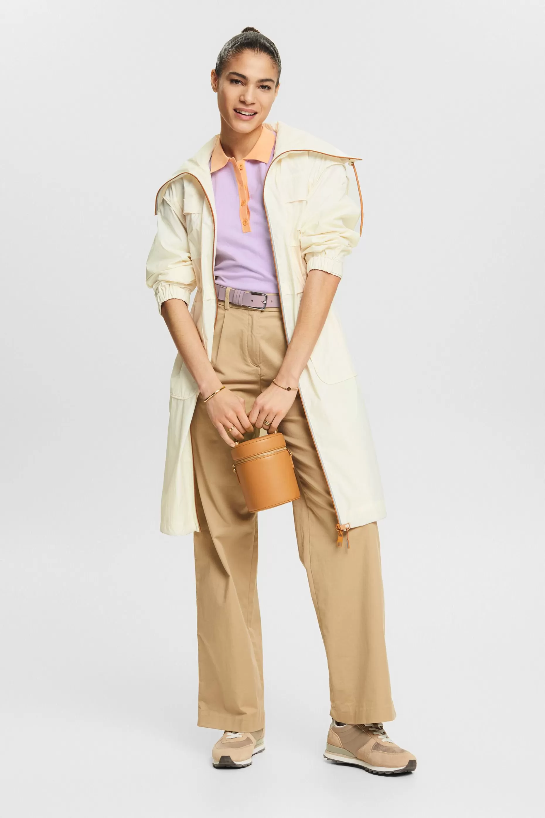 ESPRIT Cotton-Blend Polo Sweater at our Online Shop *Women Sweaters