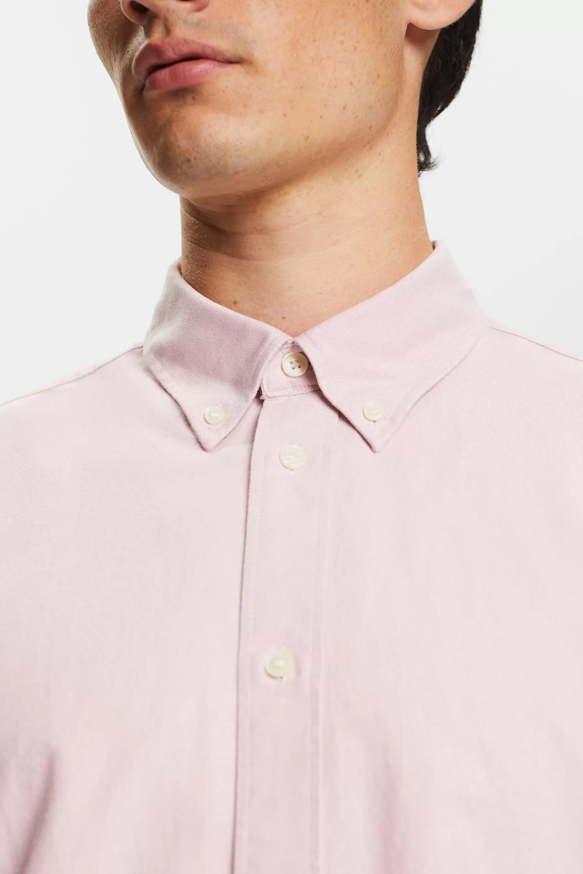 ESPRIT Cotton-Poplin Button Down Shirt at our Online Shop *Men Shirts