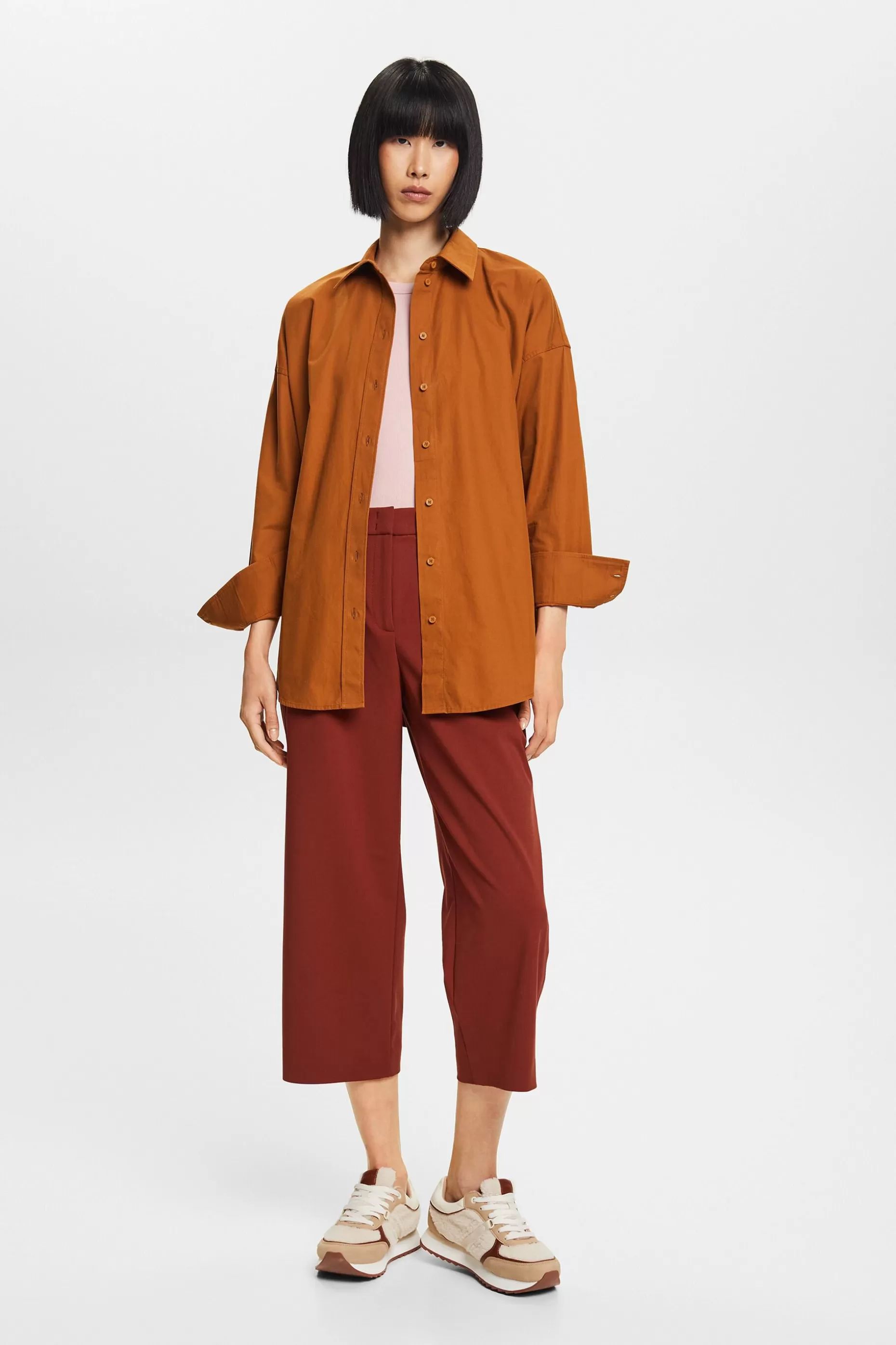 ESPRIT Cotton-Poplin Shirt at our Online Shop *Women Shirts + Blouses