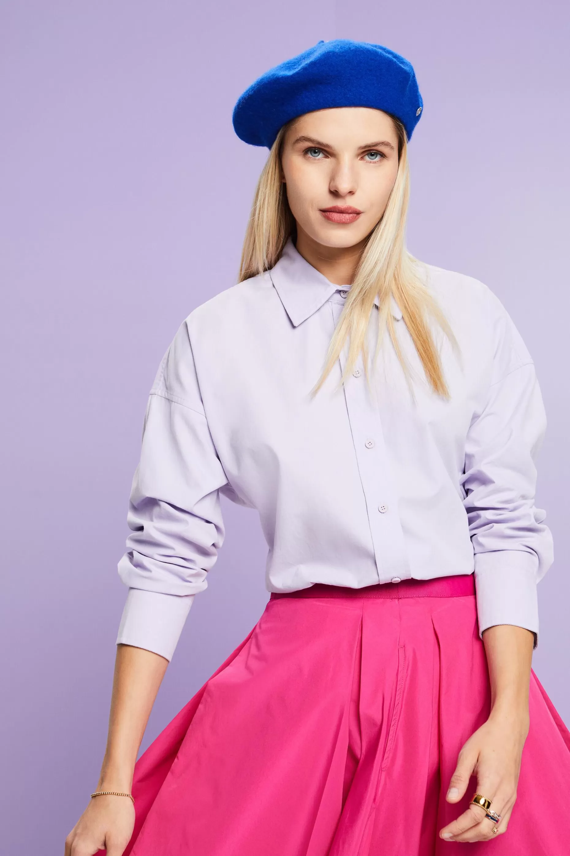 ESPRIT Cotton-Poplin Shirt at our Online Shop *Women Shirts + Blouses