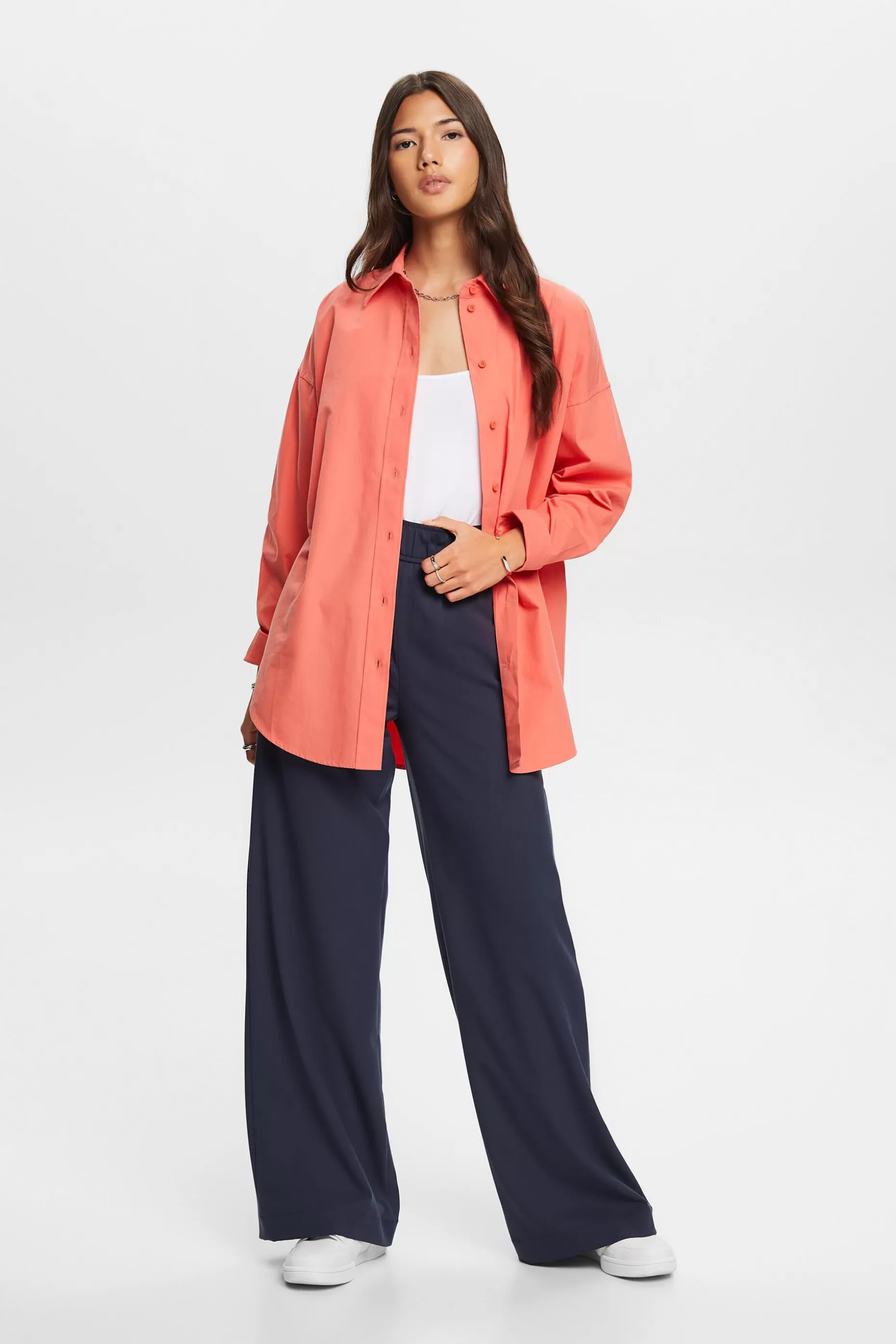ESPRIT Cotton-Poplin Shirt at our Online Shop *Women Shirts + Blouses