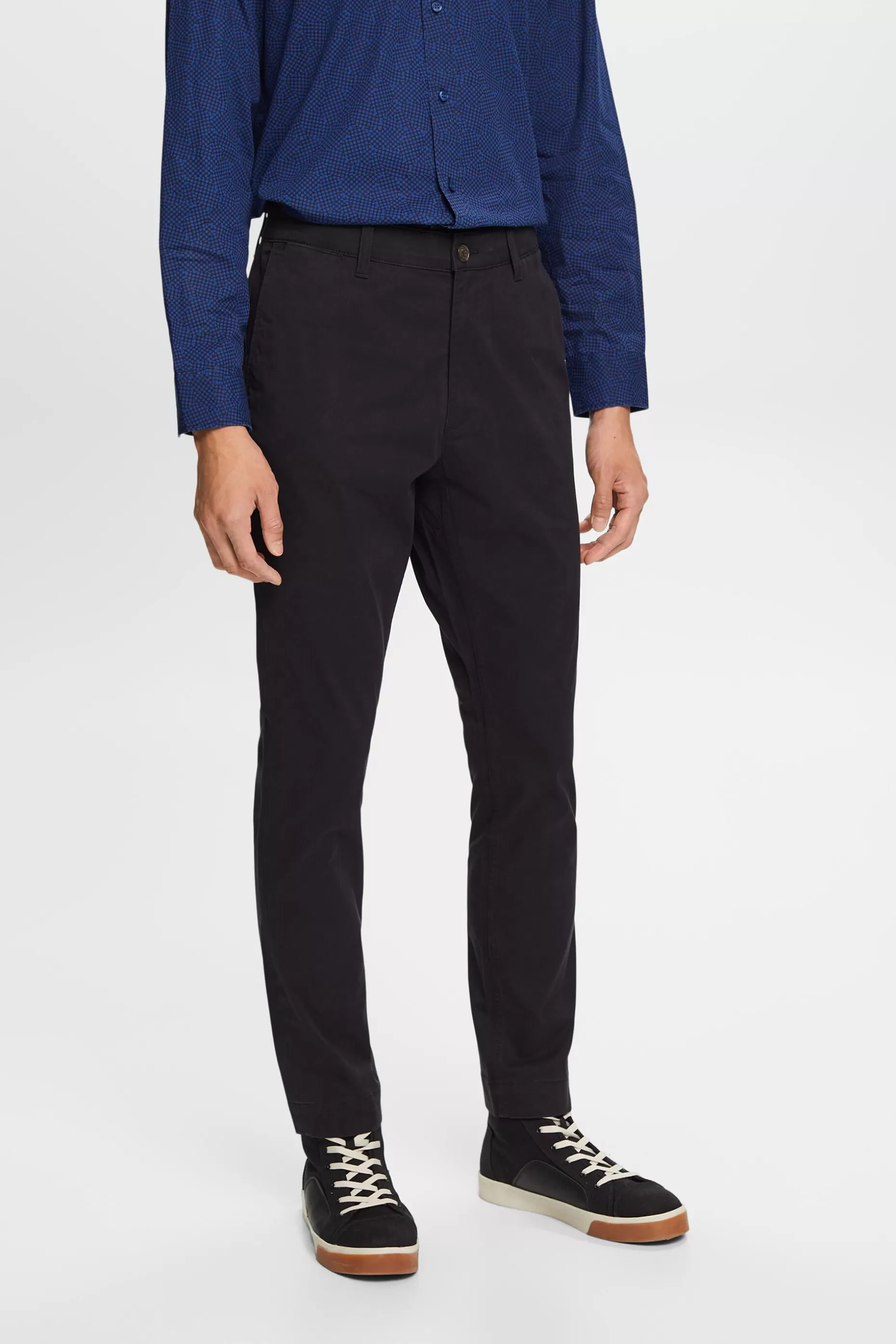 ESPRIT Cotton-Twill Slim Chinos at our Online Shop * Sale Under $30