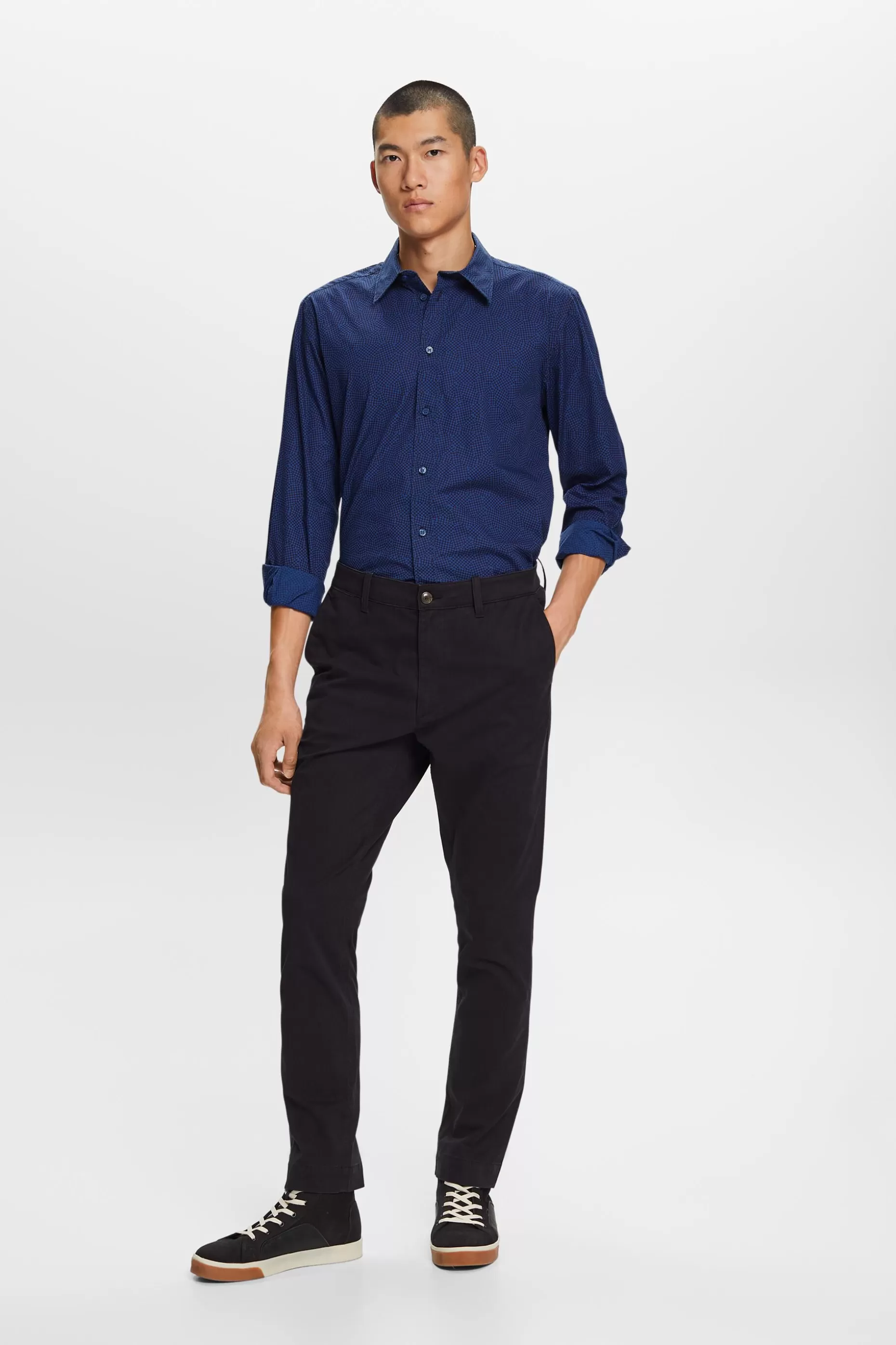 ESPRIT Cotton-Twill Slim Chinos at our Online Shop * Sale Under $30