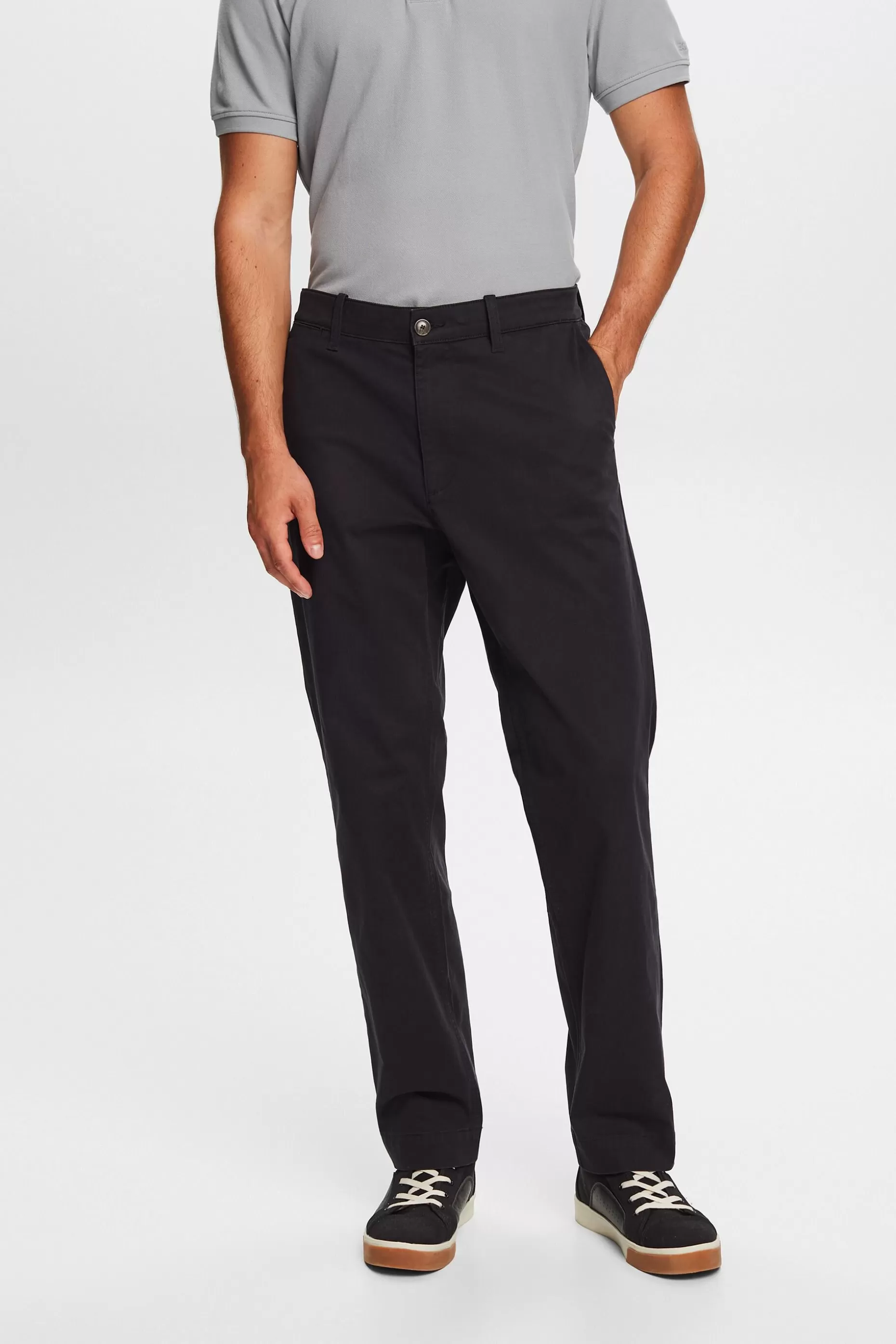 ESPRIT Cotton-Twill Straight Chinos at our Online Shop * Sale Under $30