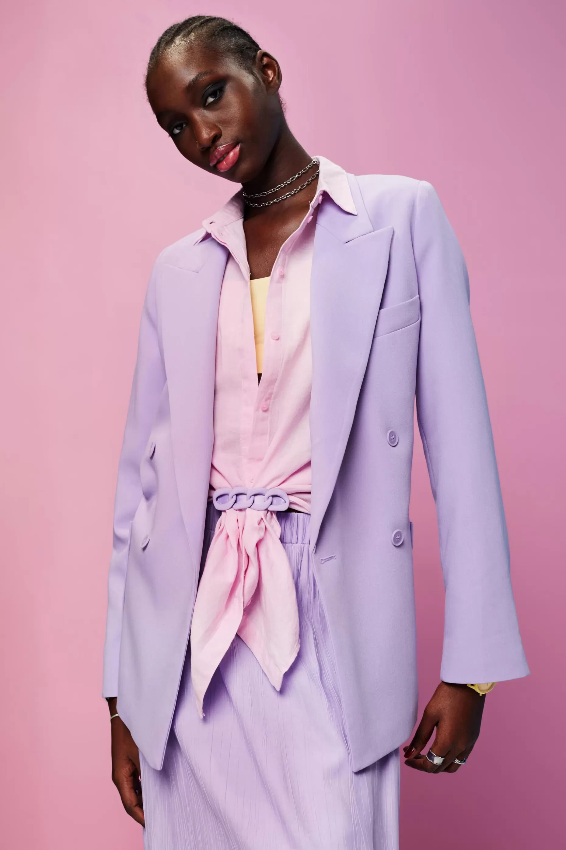 ESPRIT Crepe Double-breasted Blazer at our Online Shop *Women Tops