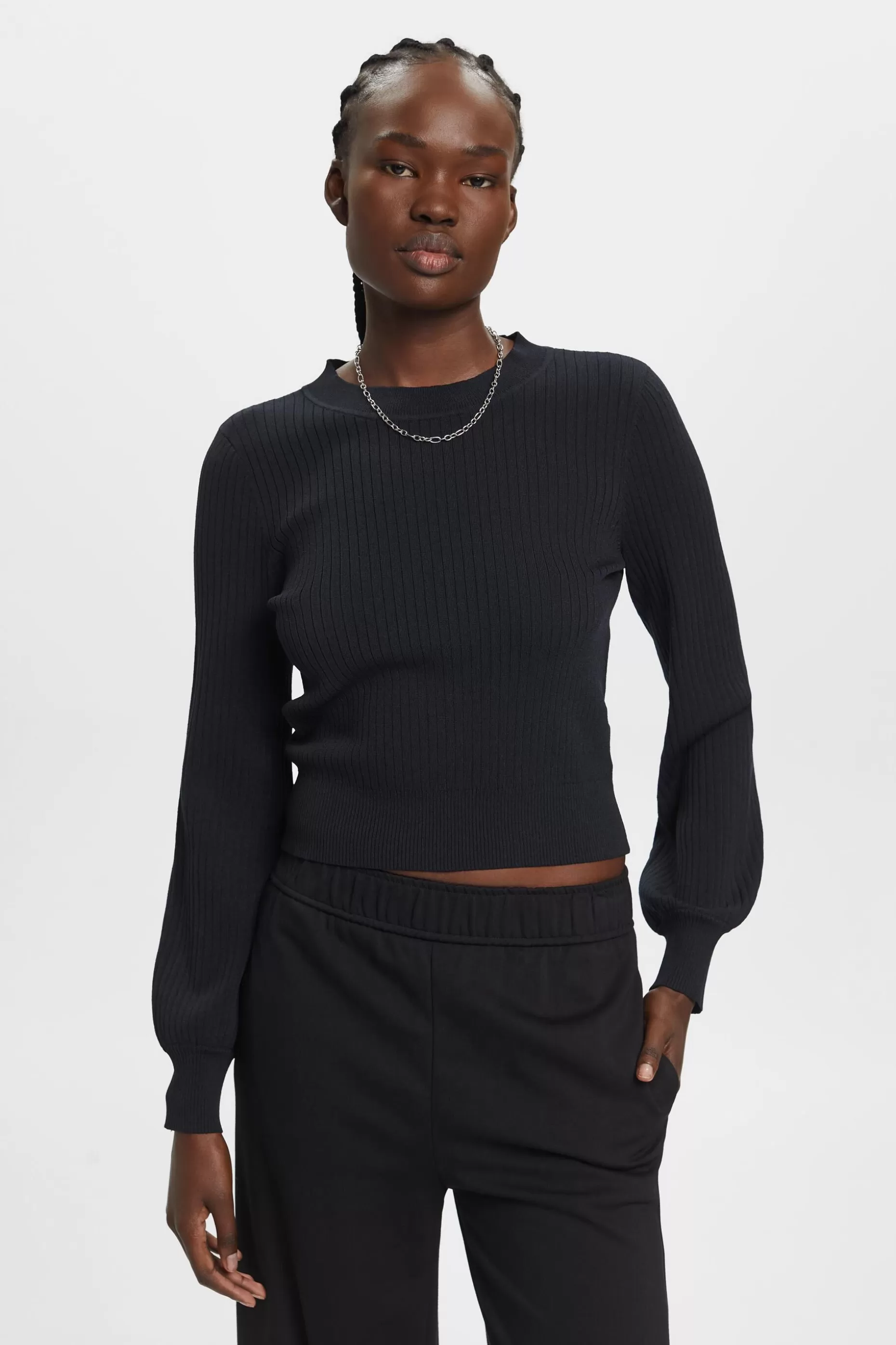 ESPRIT Crewneck colour block jumper at our Online Shop *Women Tops