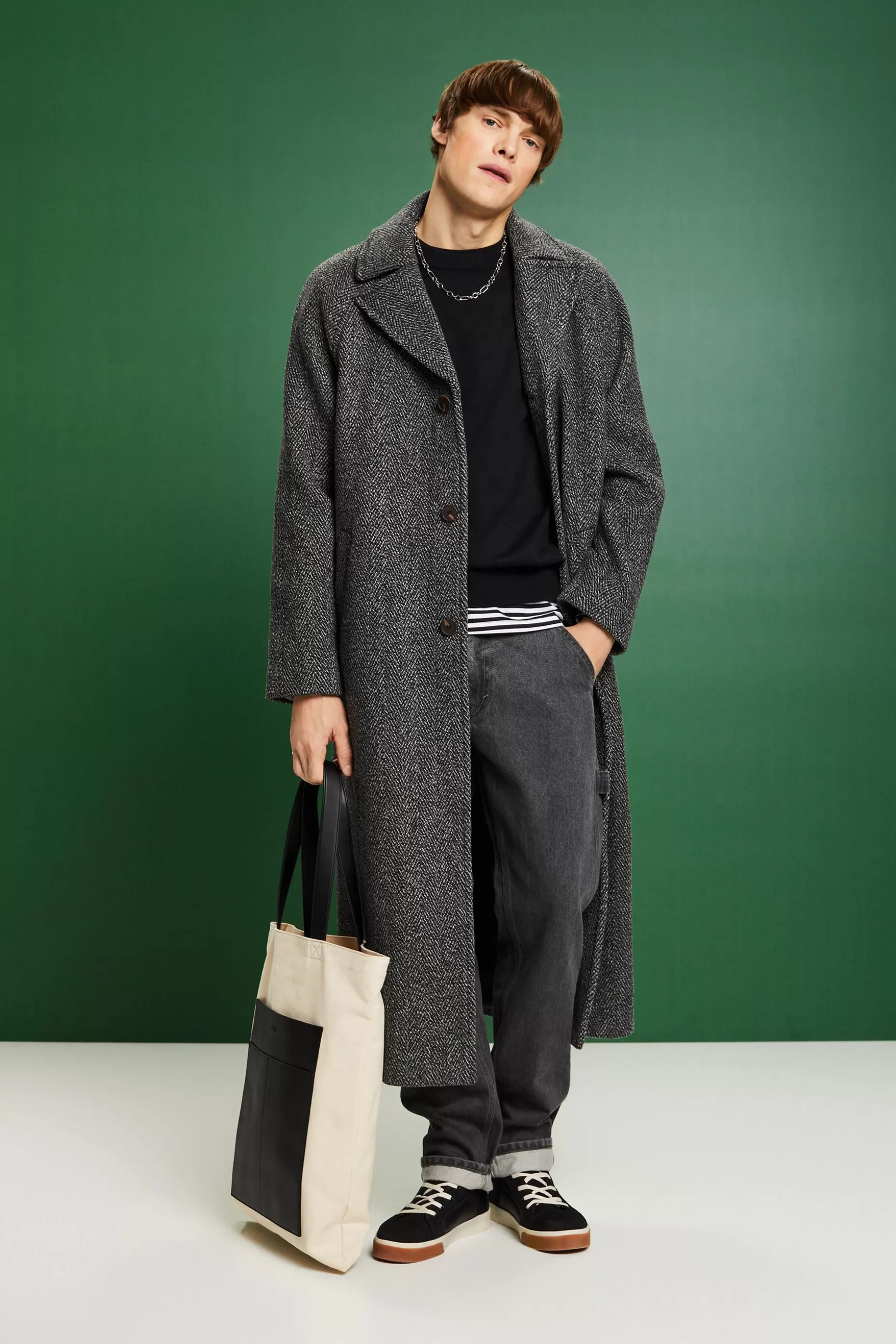 ESPRIT Crewneck Knit Sweater at our Online Shop *Men Tops