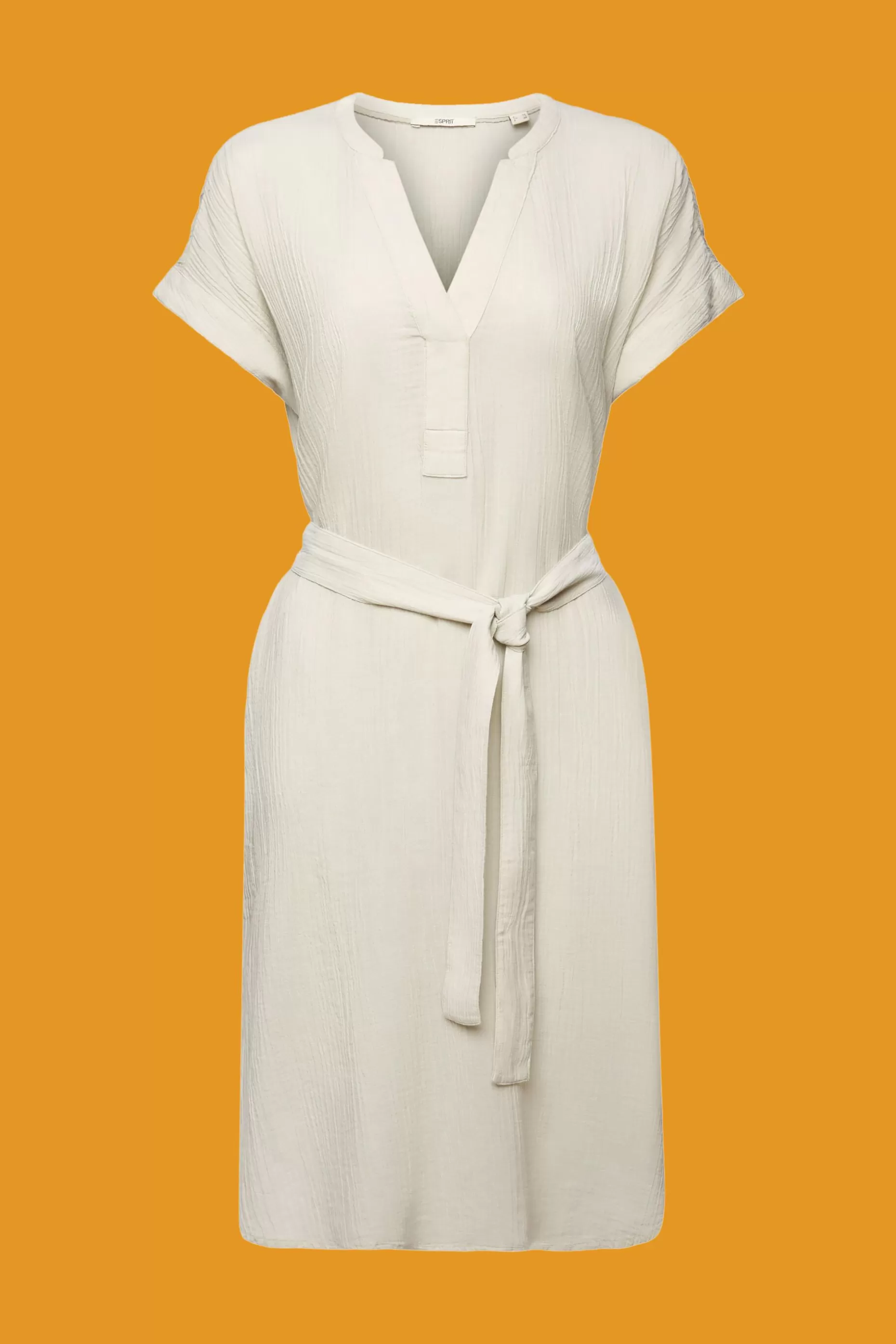 ESPRIT Crinkled midi dress with belt at our Online Shop *Boys Boys