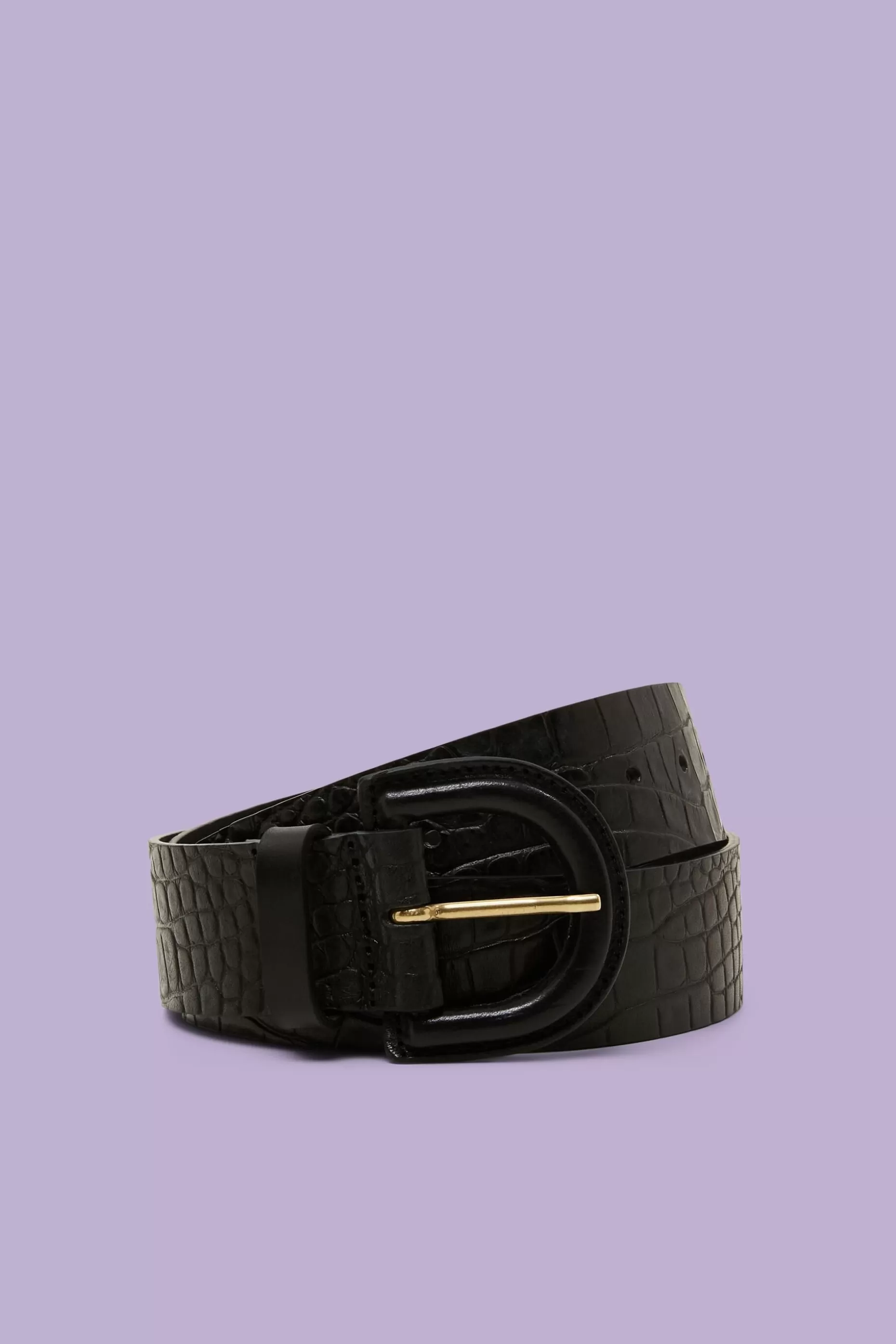 ESPRIT Croc-Textured Leather Belt at our Online Shop *Boys Boys