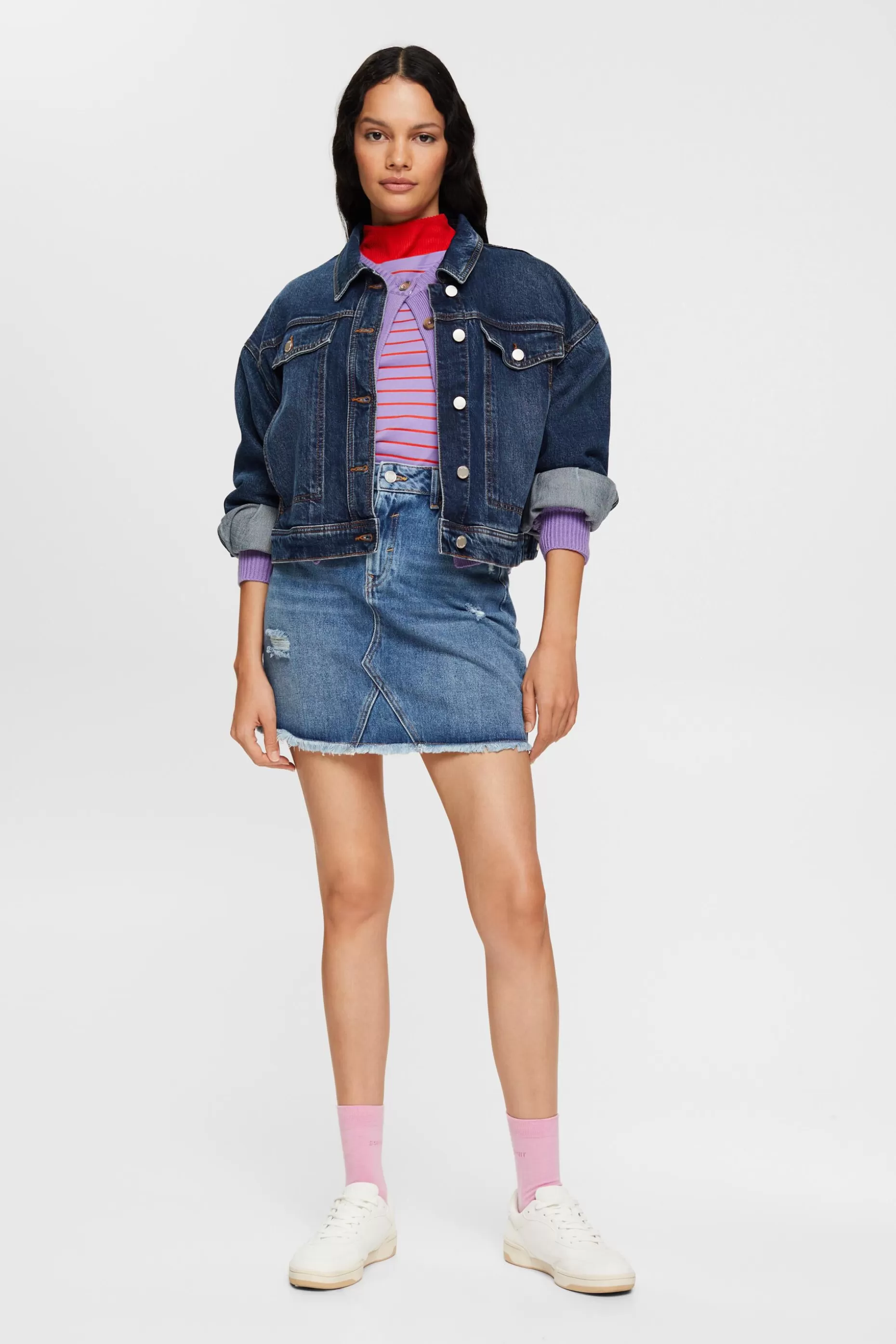 ESPRIT Cropped denim jacket at our Online Shop * Sale Under $50