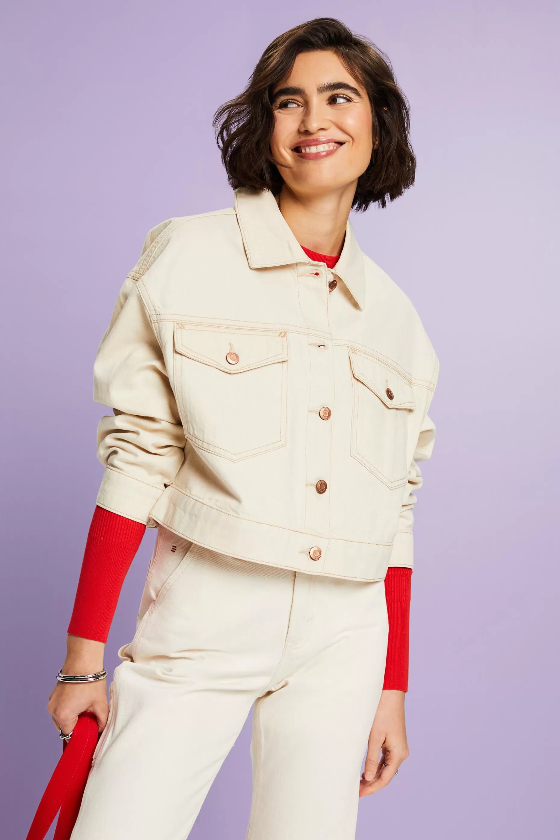 ESPRIT Cropped Denim Jacket at our Online Shop *Women Jackets + Coats