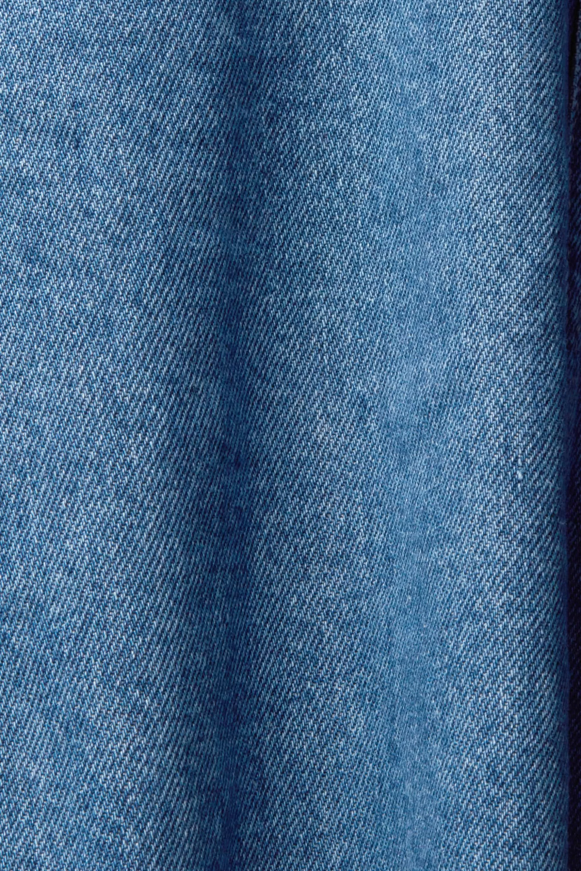 ESPRIT Cropped denim jacket with faux fur trimming at our Online Shop *Women Jackets + Coats