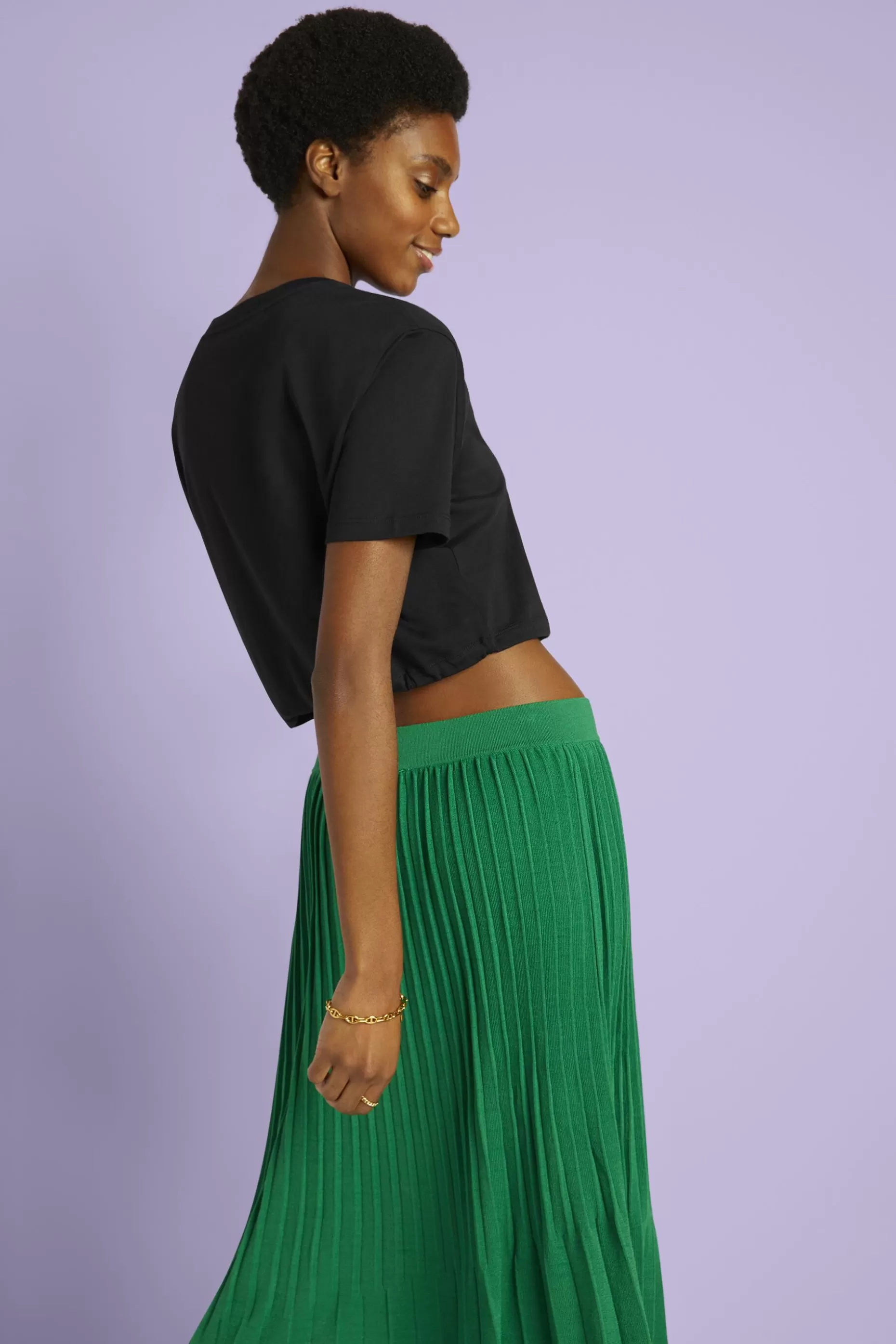 ESPRIT Cropped Logo Cotton Jersey T-Shirt at our Online Shop *Women T-Shirts + Tops