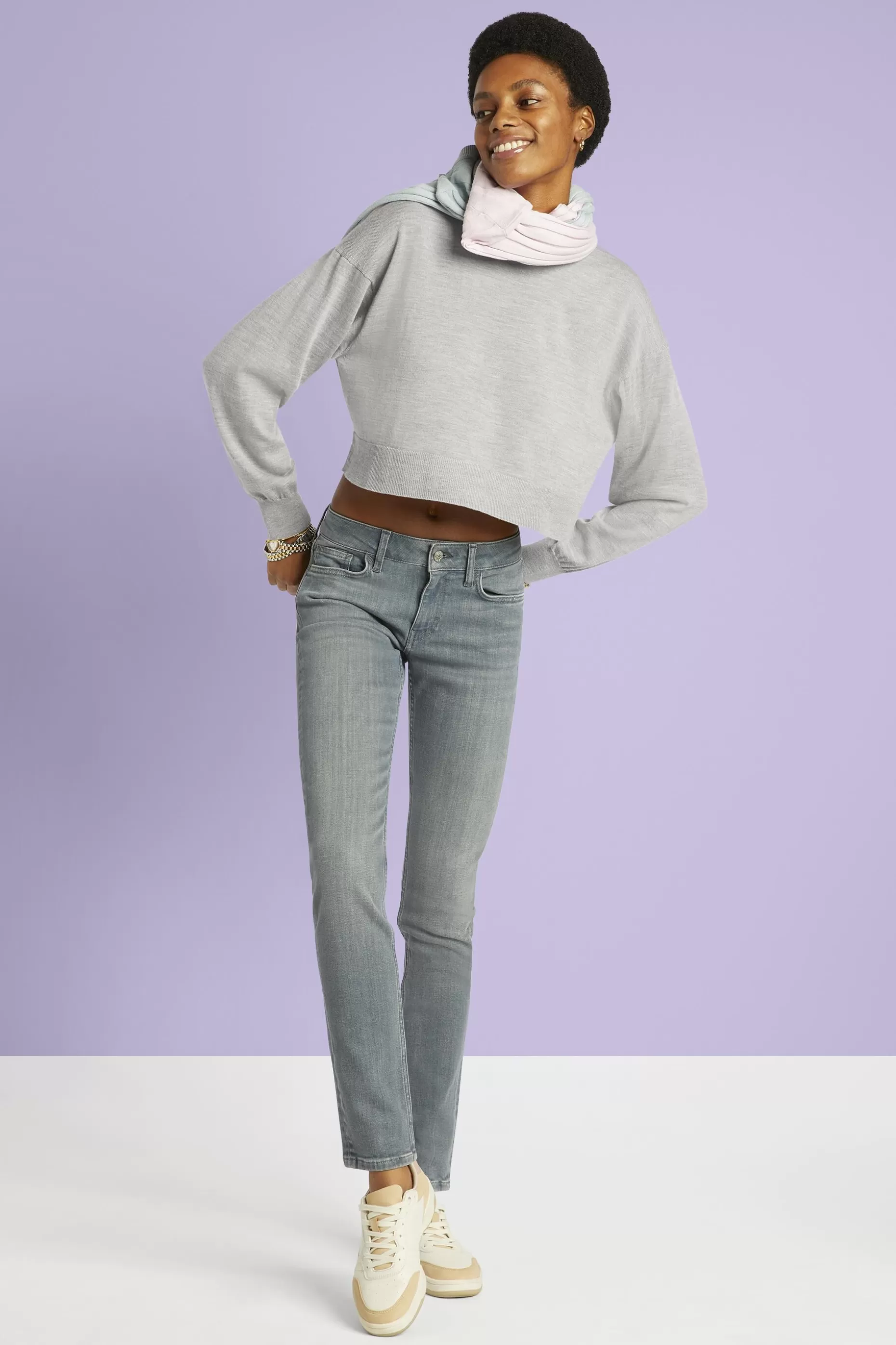 ESPRIT Cropped Super Fine Merino Wool Sweater at our Online Shop *Boys Boys