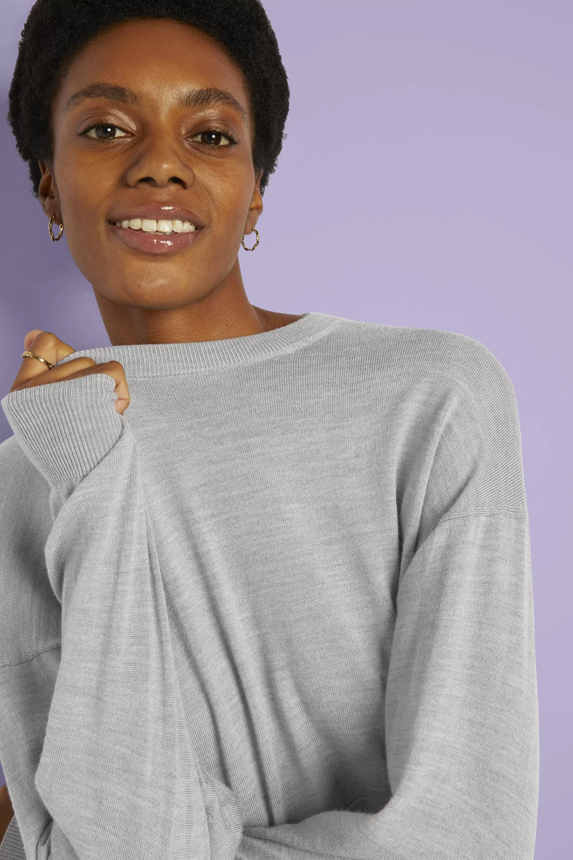 ESPRIT Cropped Super Fine Merino Wool Sweater at our Online Shop *Boys Boys
