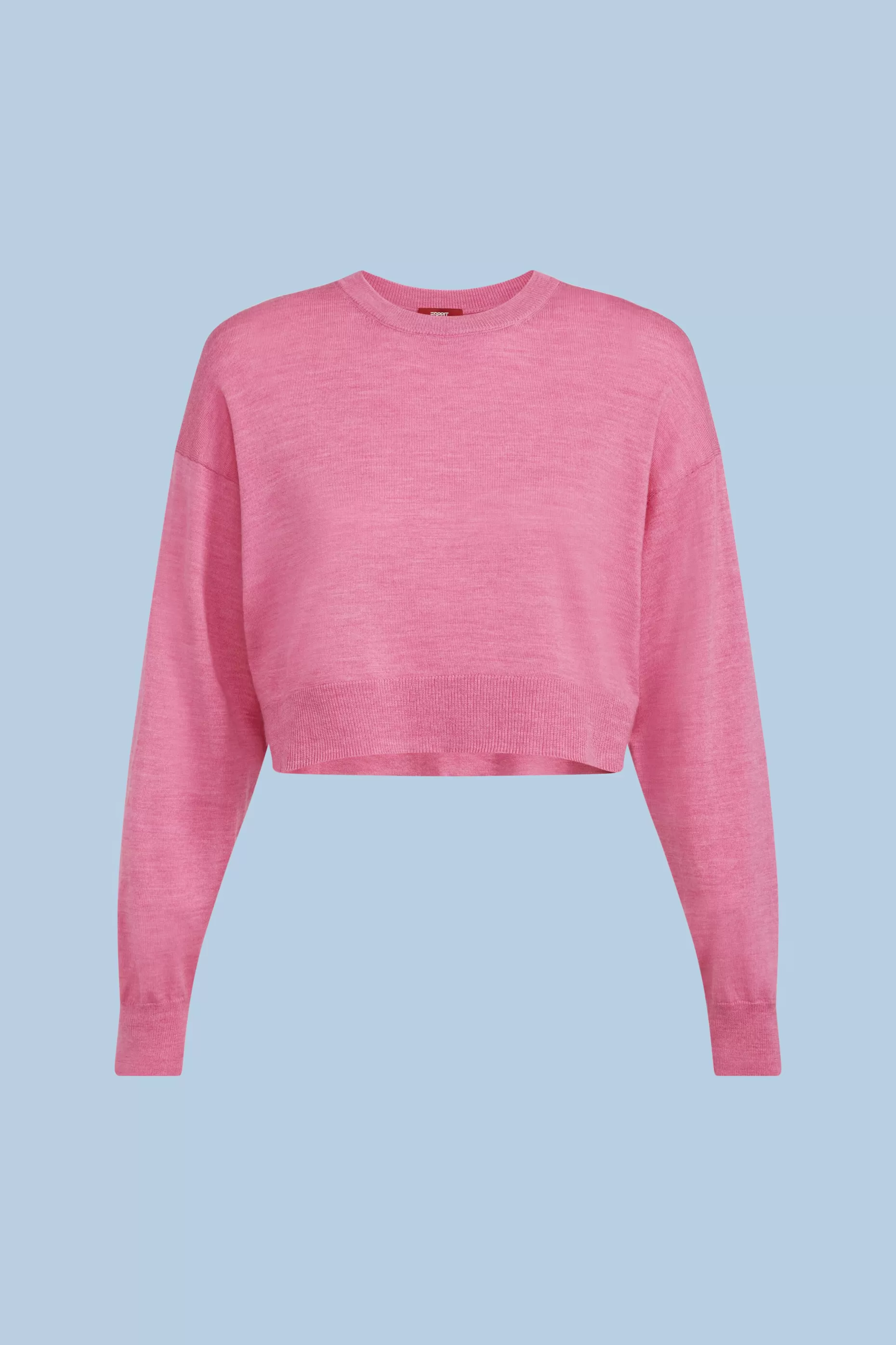 ESPRIT Cropped Super Fine Merino Wool Sweater at our Online Shop *Women Sweaters