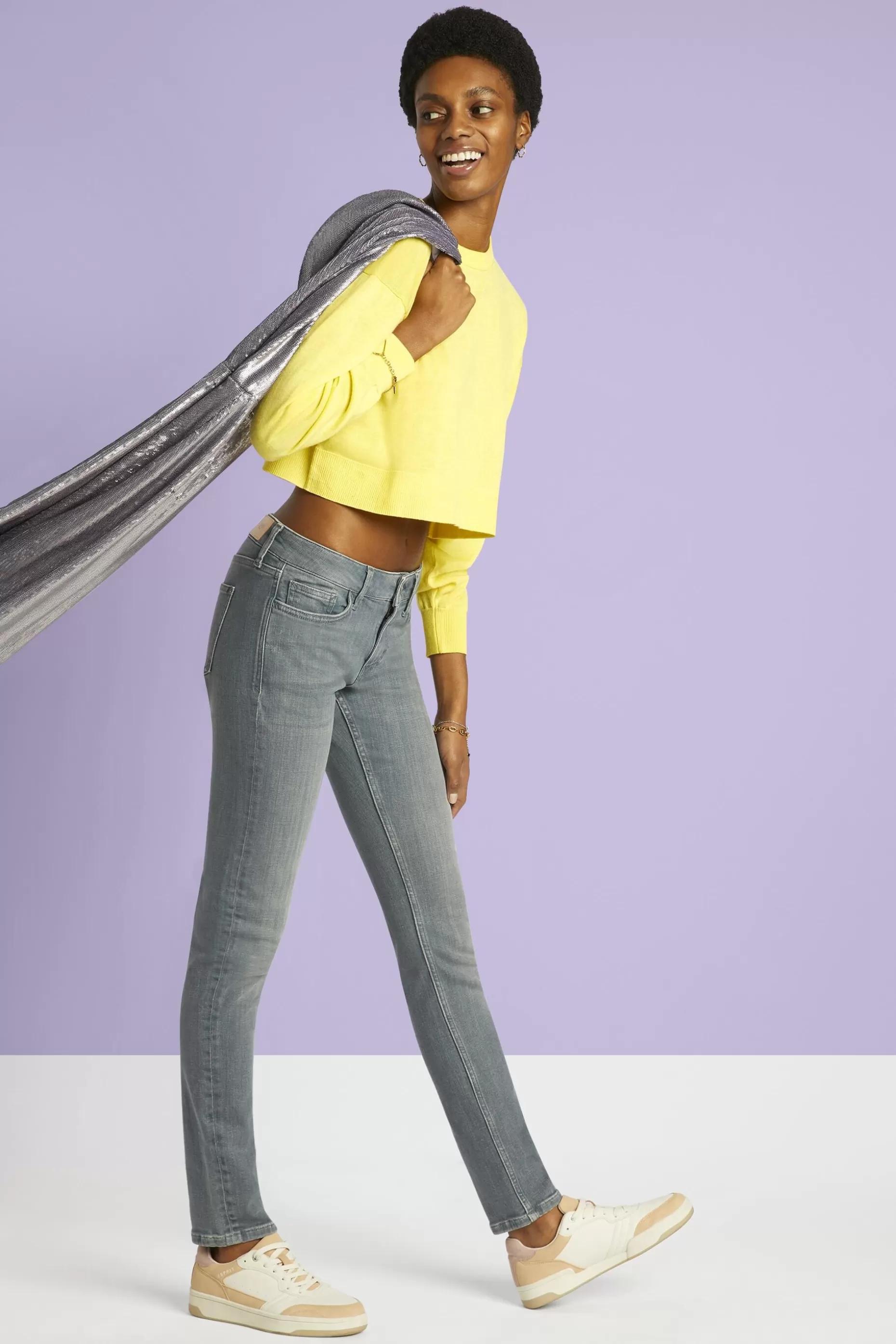 ESPRIT Cropped Super Fine Merino Wool Sweater at our Online Shop *Women Sweaters