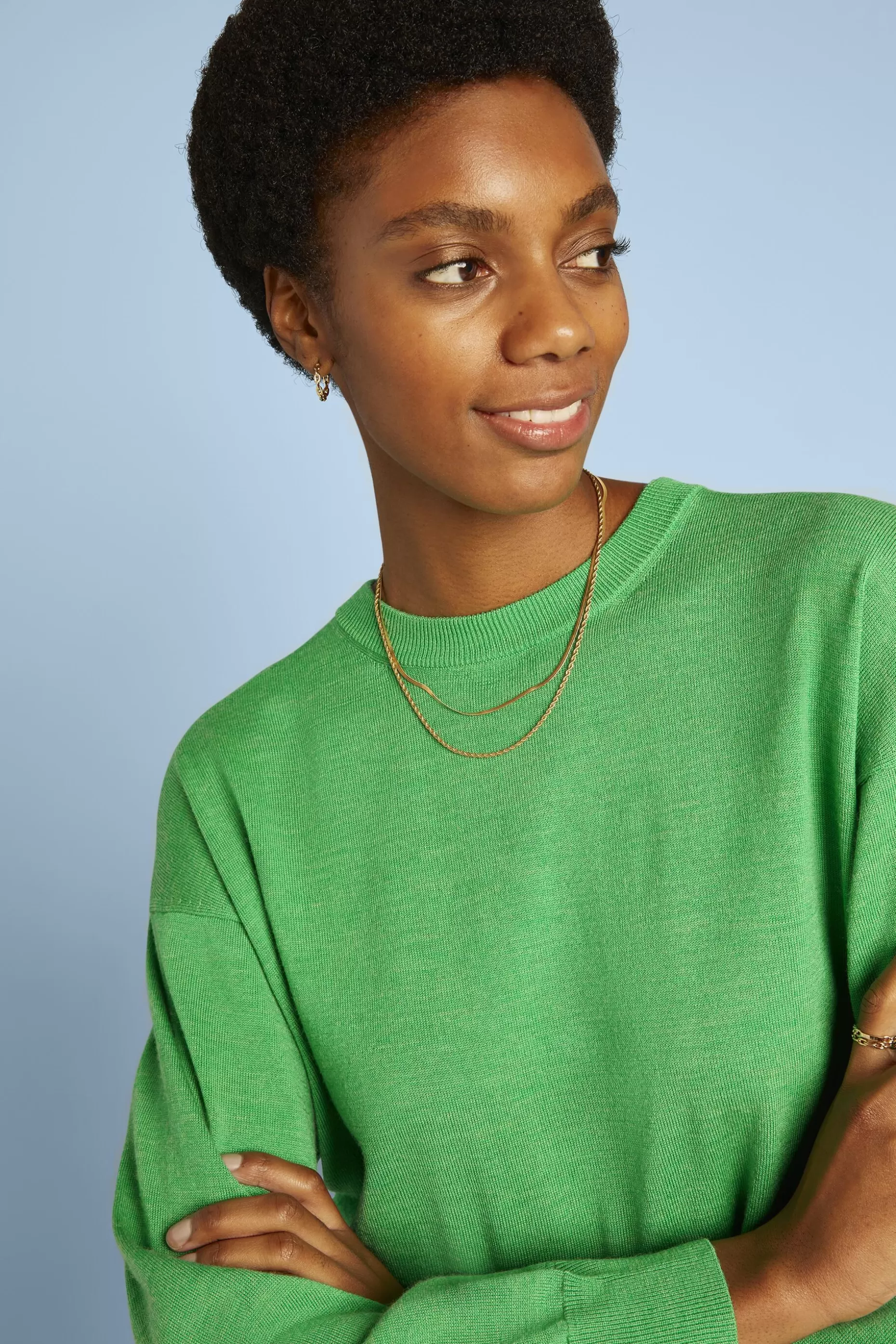 ESPRIT Cropped Super Fine Merino Wool Sweater at our Online Shop *Women Sweaters