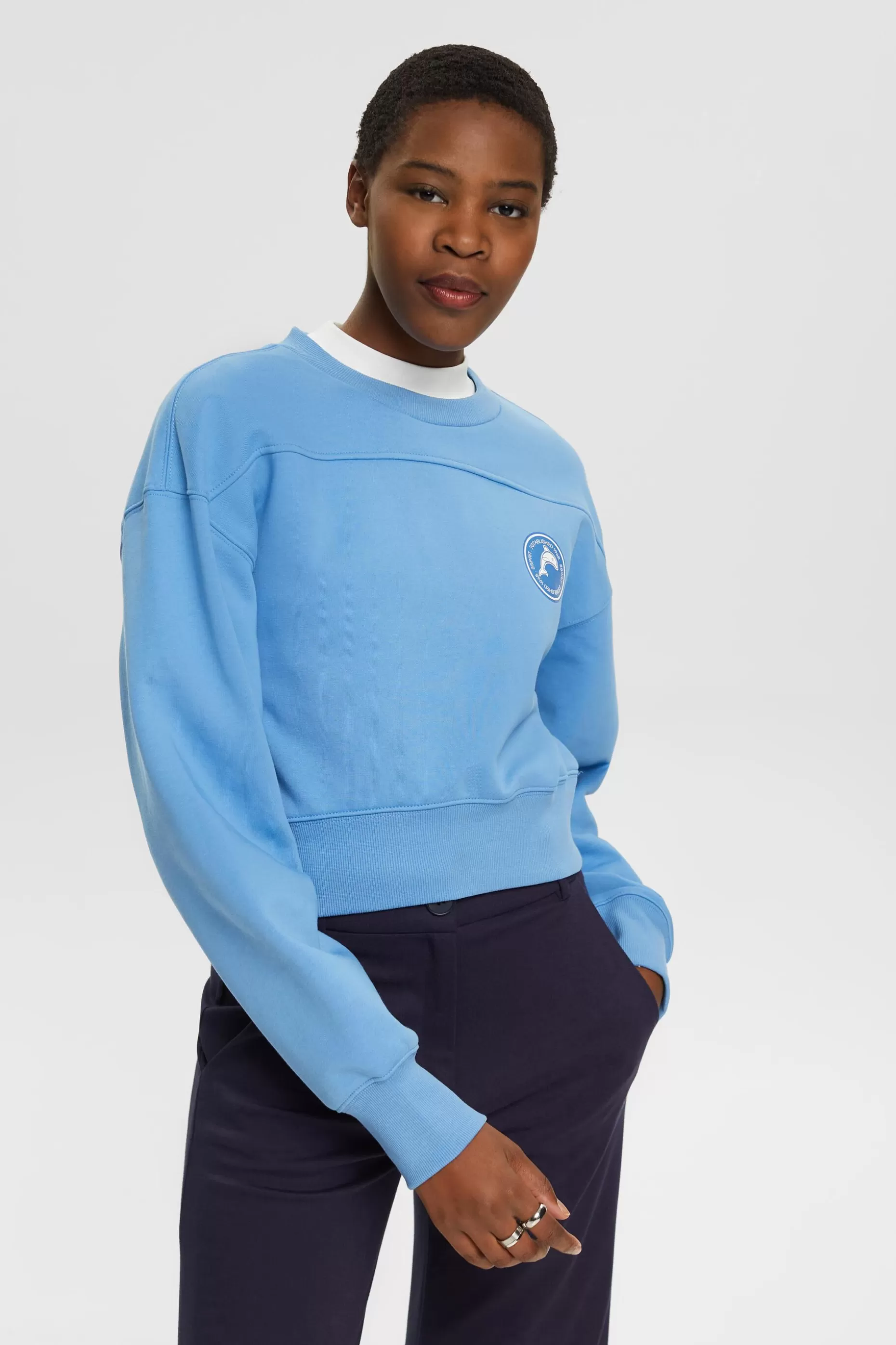 ESPRIT Cropped sweatshirt at our Online Shop *Women Sweatshirts + Hoodies