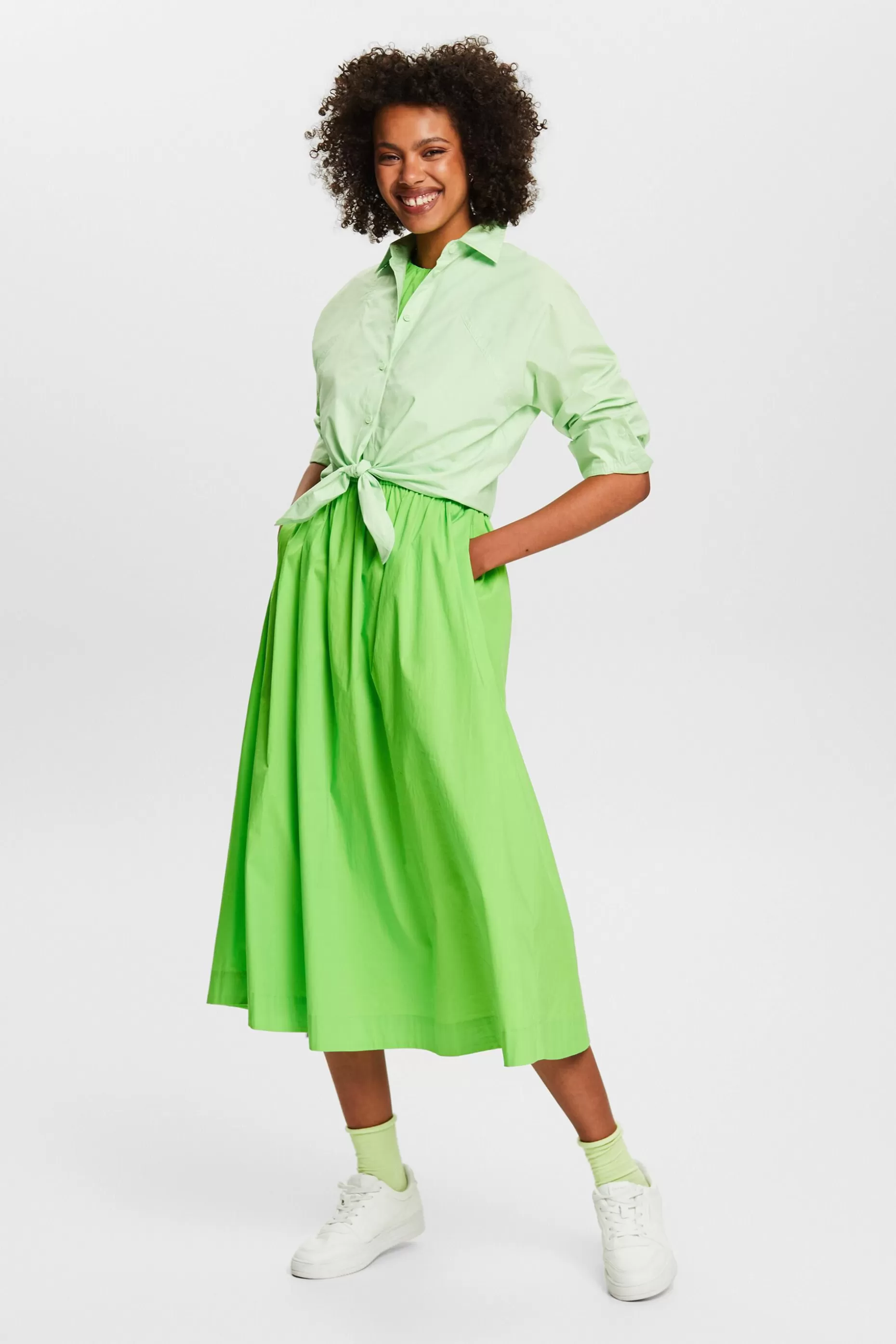 ESPRIT Cropped Tie Front Shirt at our Online Shop *Women Premium Picks