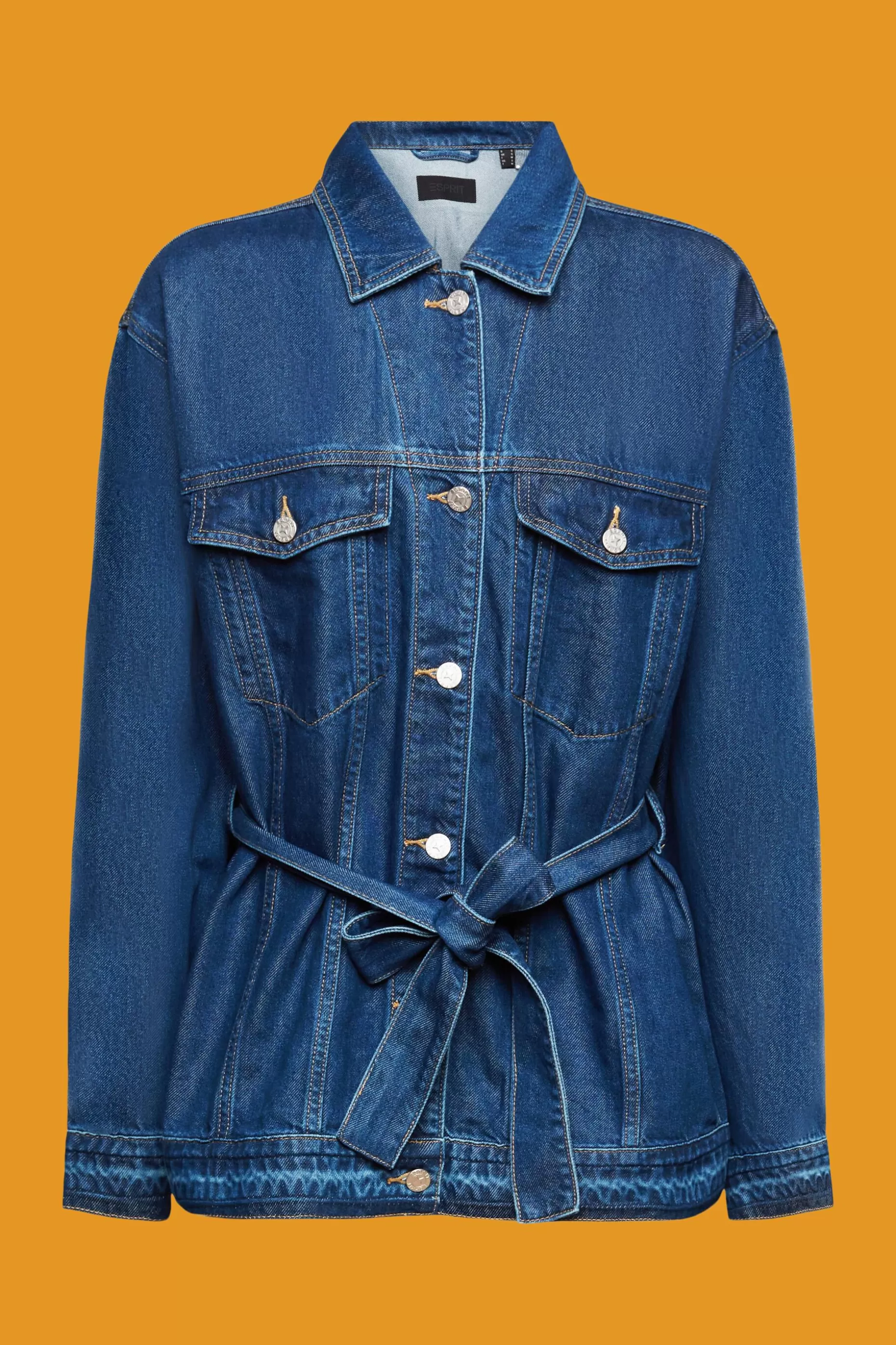 ESPRIT Denim jacket with tie belt at our Online Shop * Sale Under $50