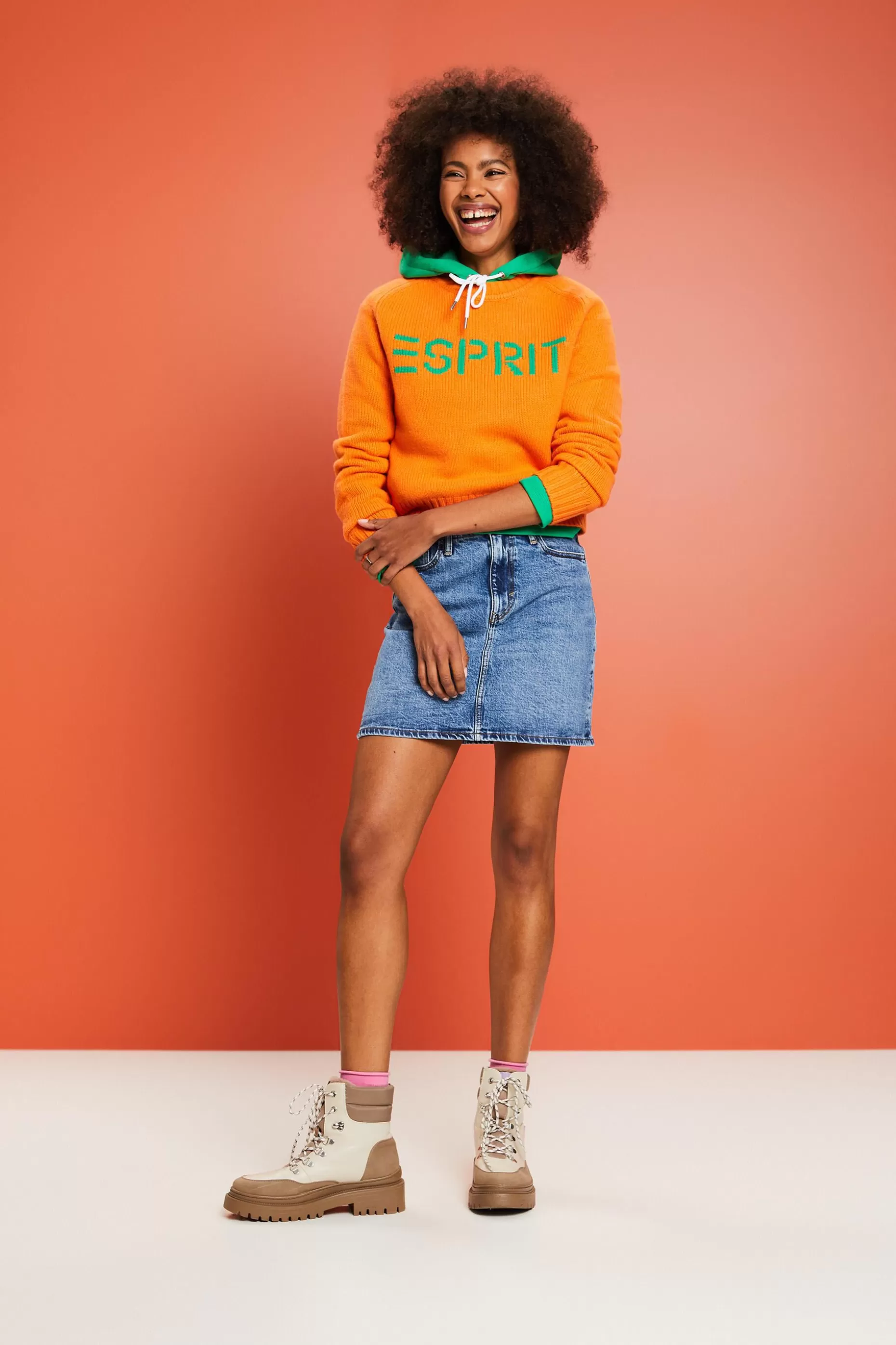 ESPRIT Denim Mini Skirt at our Online Shop *Women Skirts + Shorts