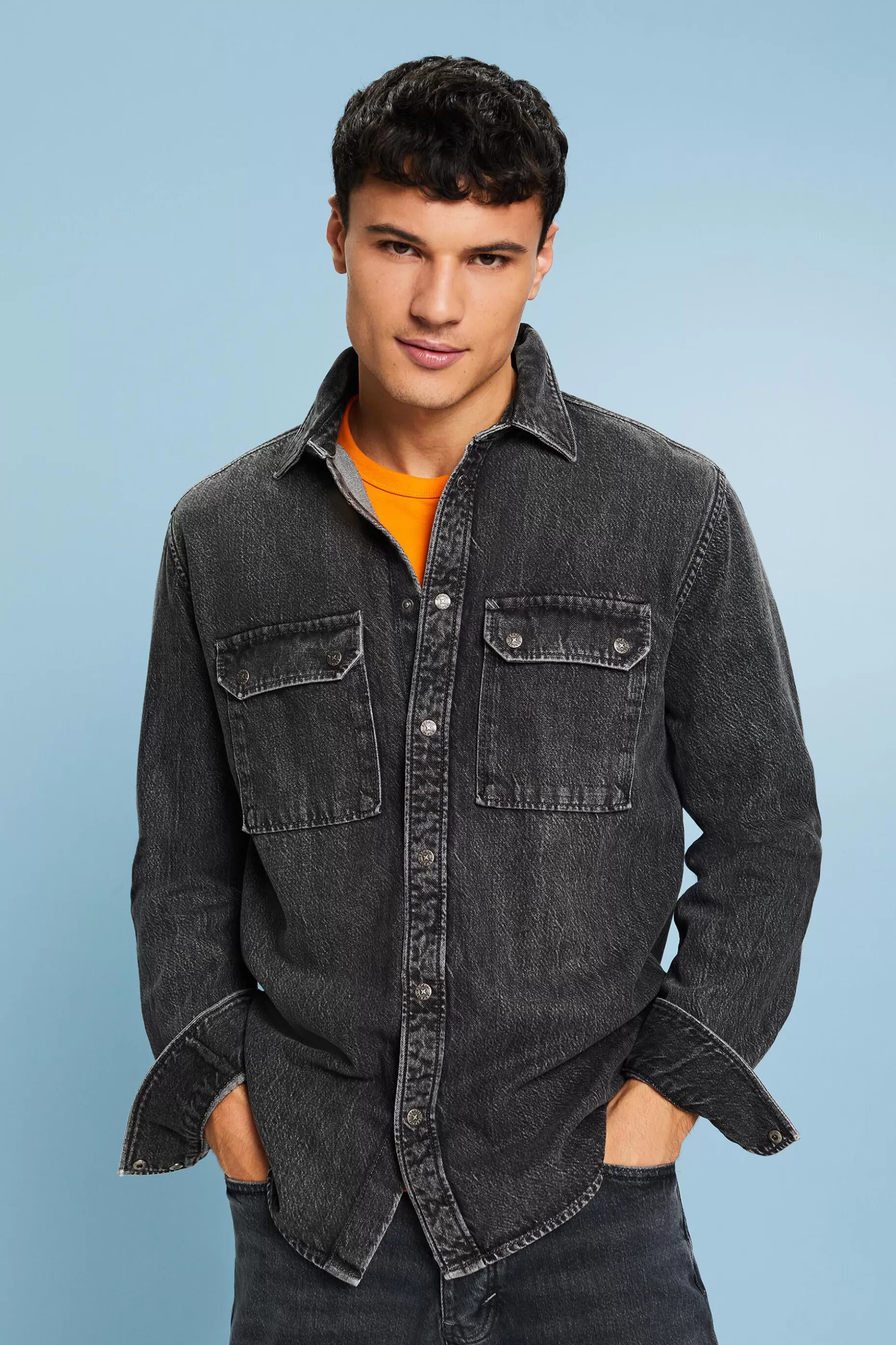 ESPRIT Denim Shirt at our Online Shop *Men Shirts