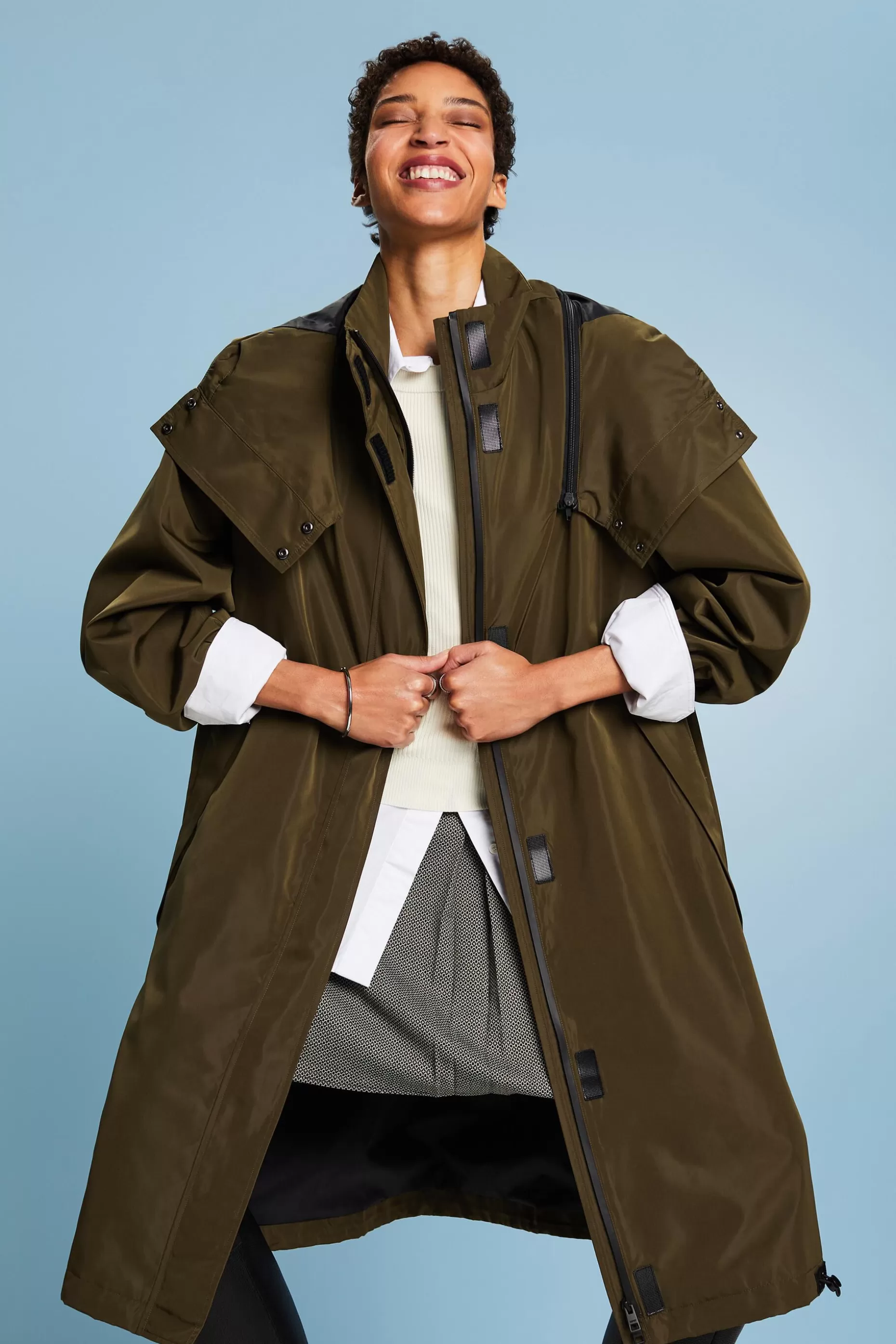 ESPRIT Detachable Hooded Jacket at our Online Shop *Women Jackets + Coats