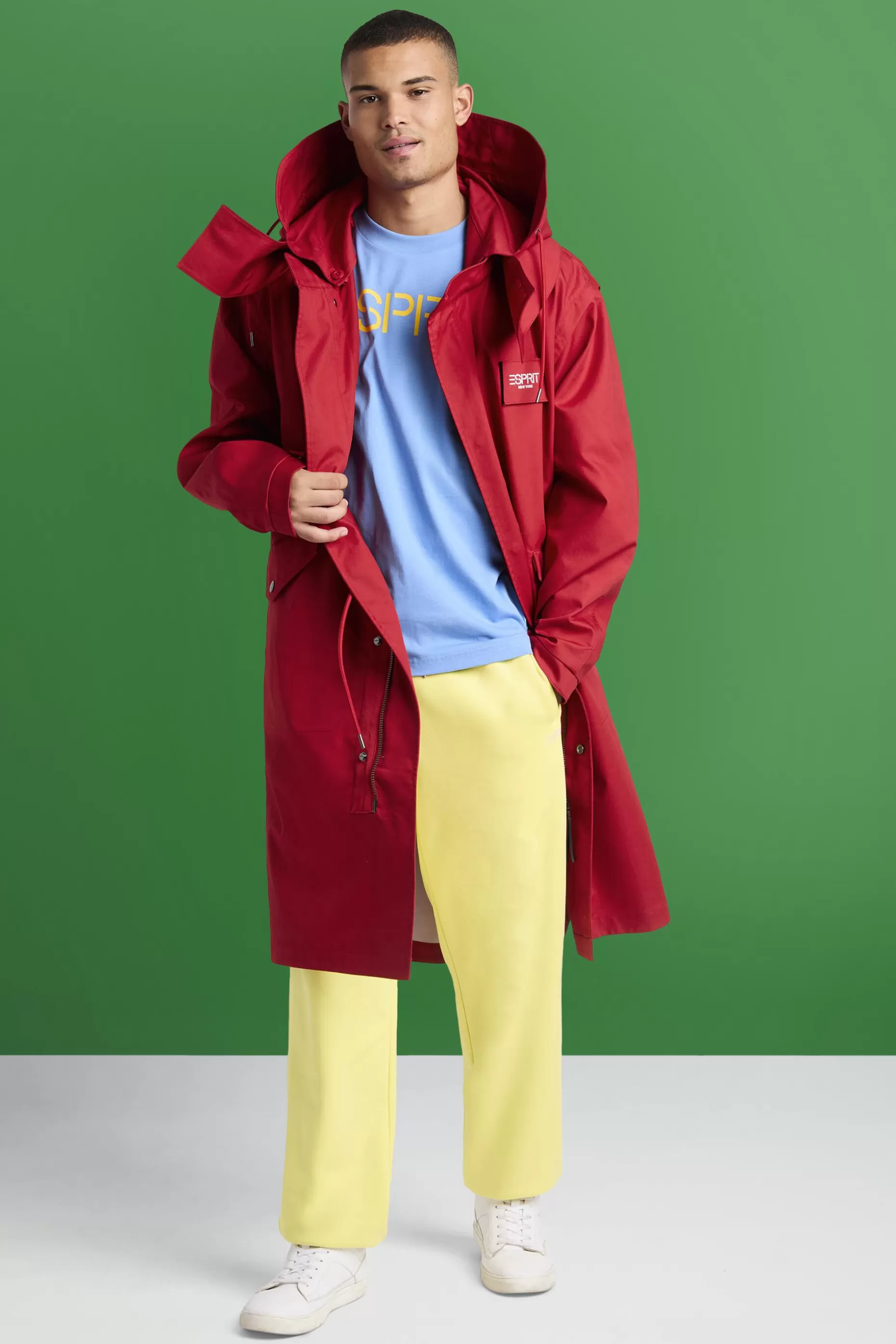 ESPRIT Detachable Sleeve Hooded Parka at our Online Shop *Men Jackets + Coats