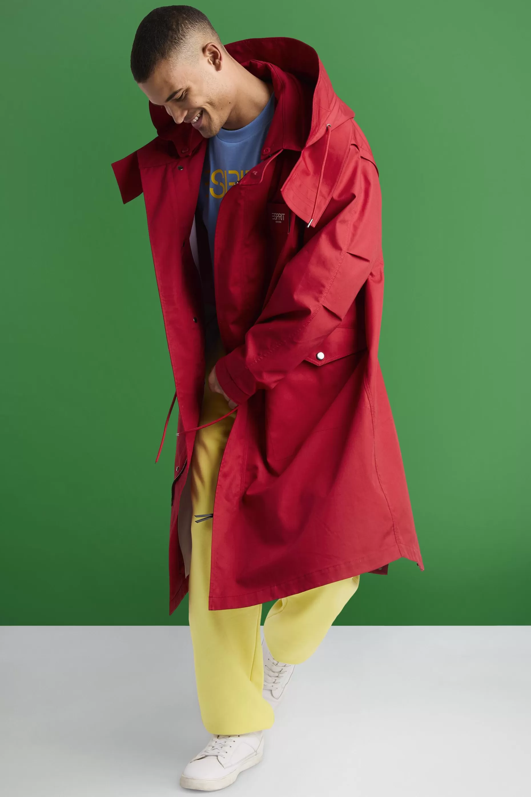 ESPRIT Detachable Sleeve Hooded Parka at our Online Shop *Men Jackets + Coats