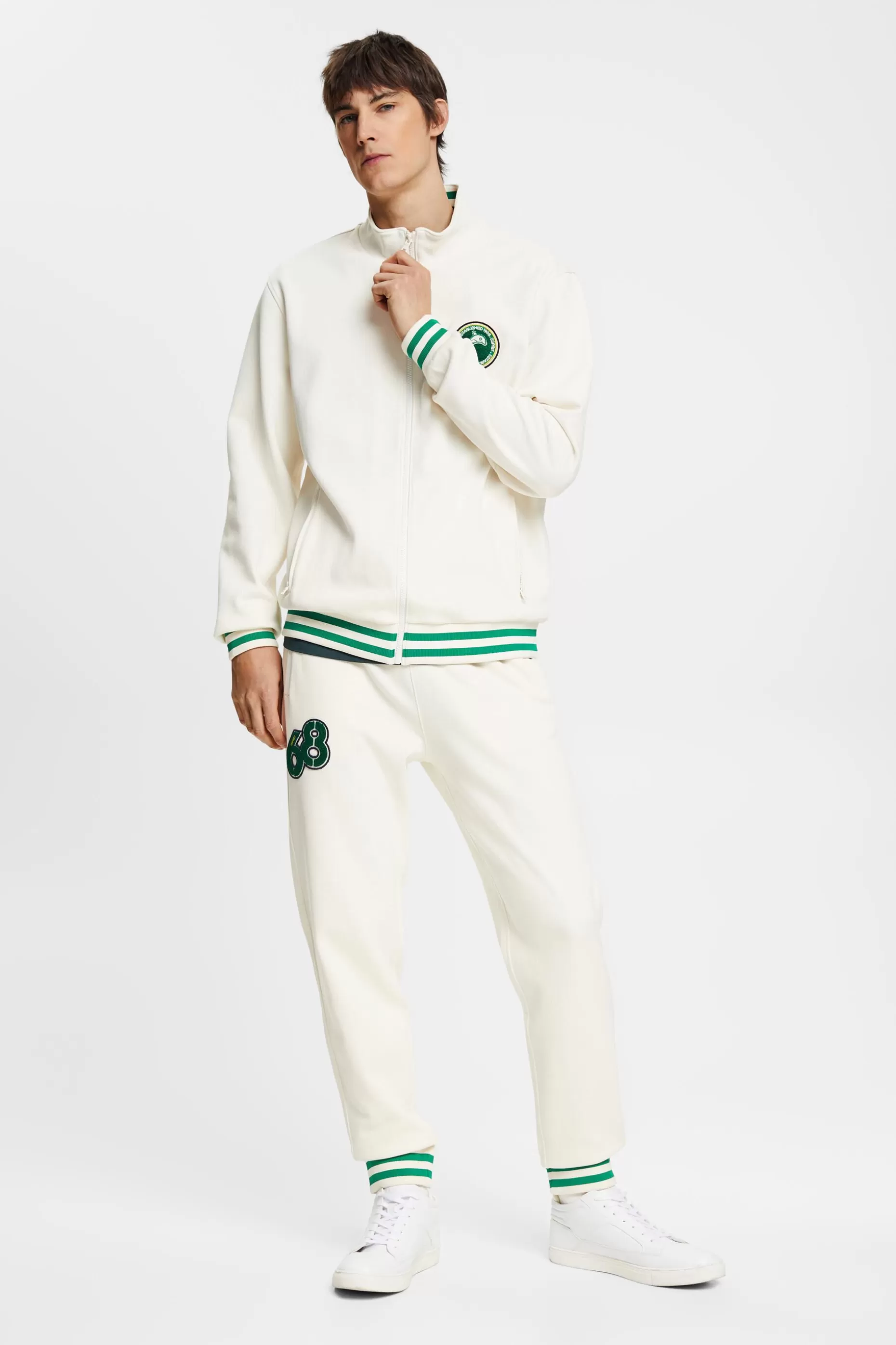 ESPRIT Dolphin logo badge tracksuit trousers at our Online Shop *Men Pants + Joggers