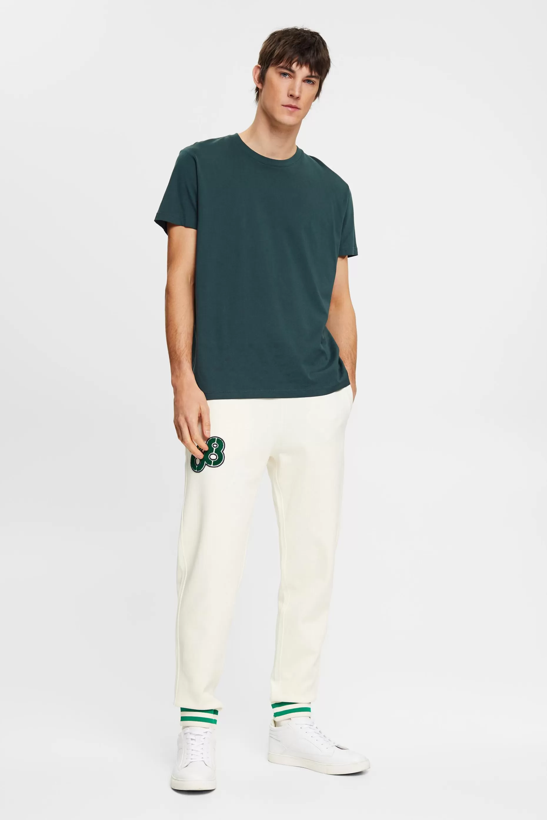 ESPRIT Dolphin logo badge tracksuit trousers at our Online Shop *Men Pants + Joggers
