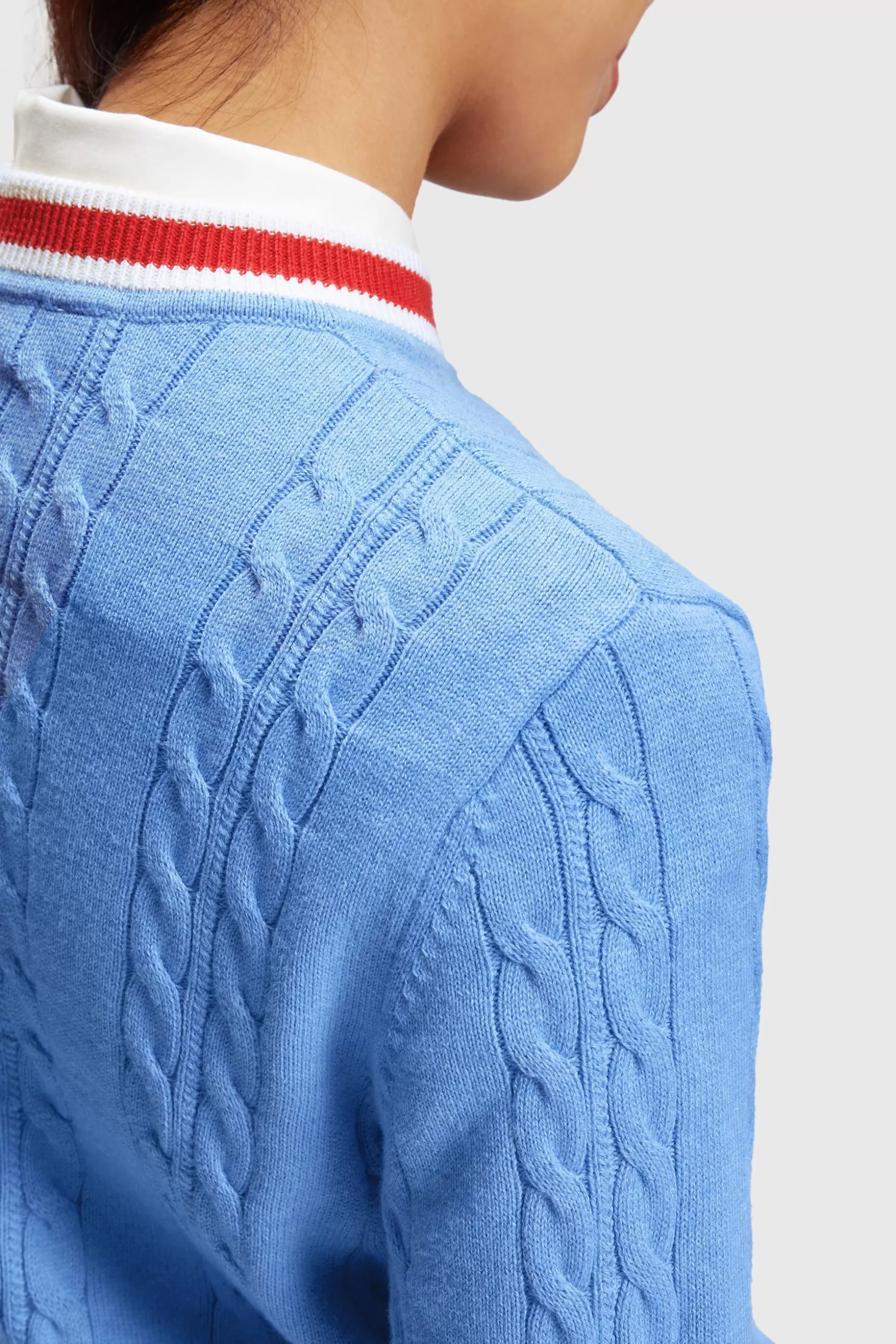 ESPRIT Dolphin Logo Cable Knit Sweater at our Online Shop *Women Sweaters