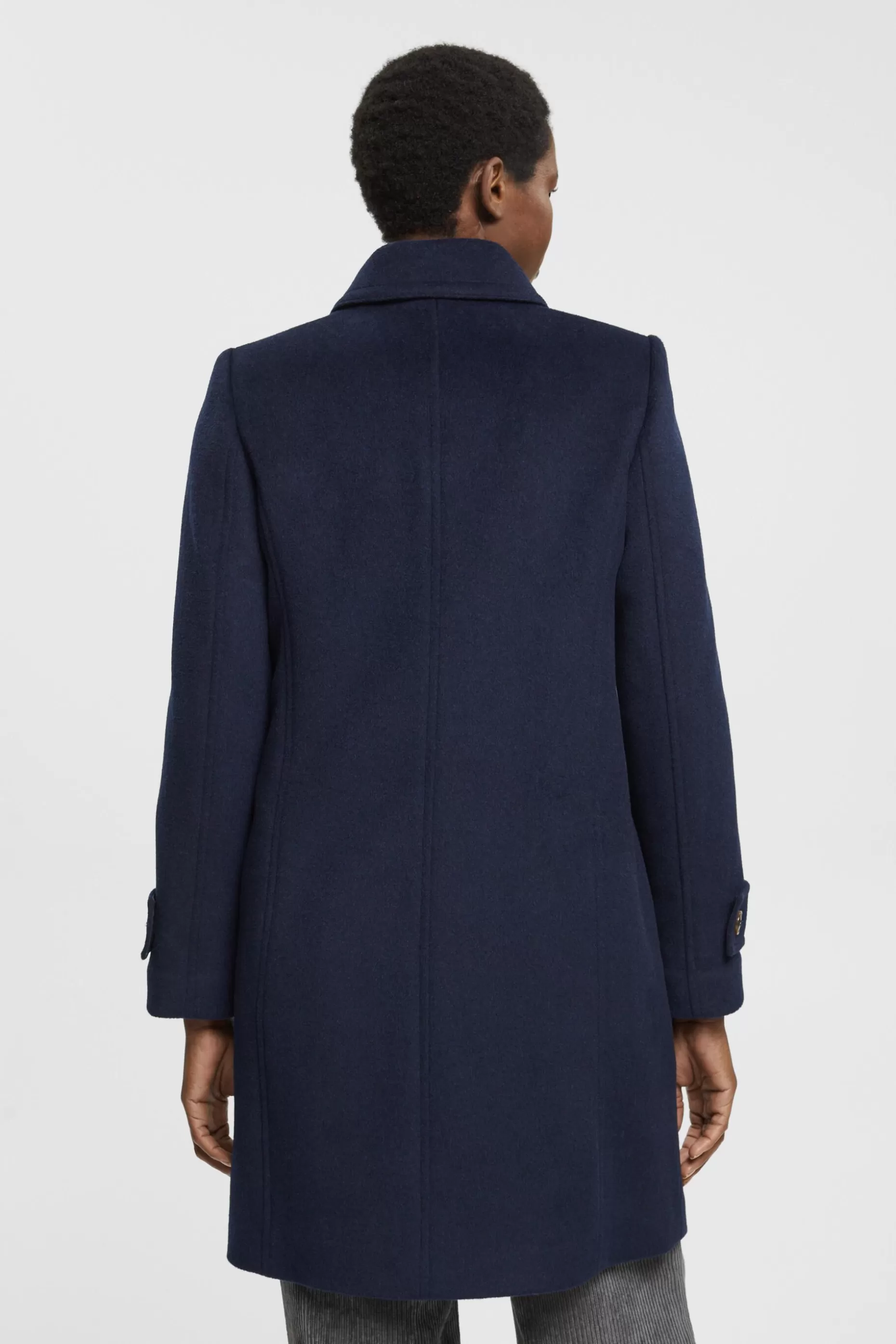 ESPRIT Double breasted wool blend coat at our Online Shop * Clearance 60%-70% Off