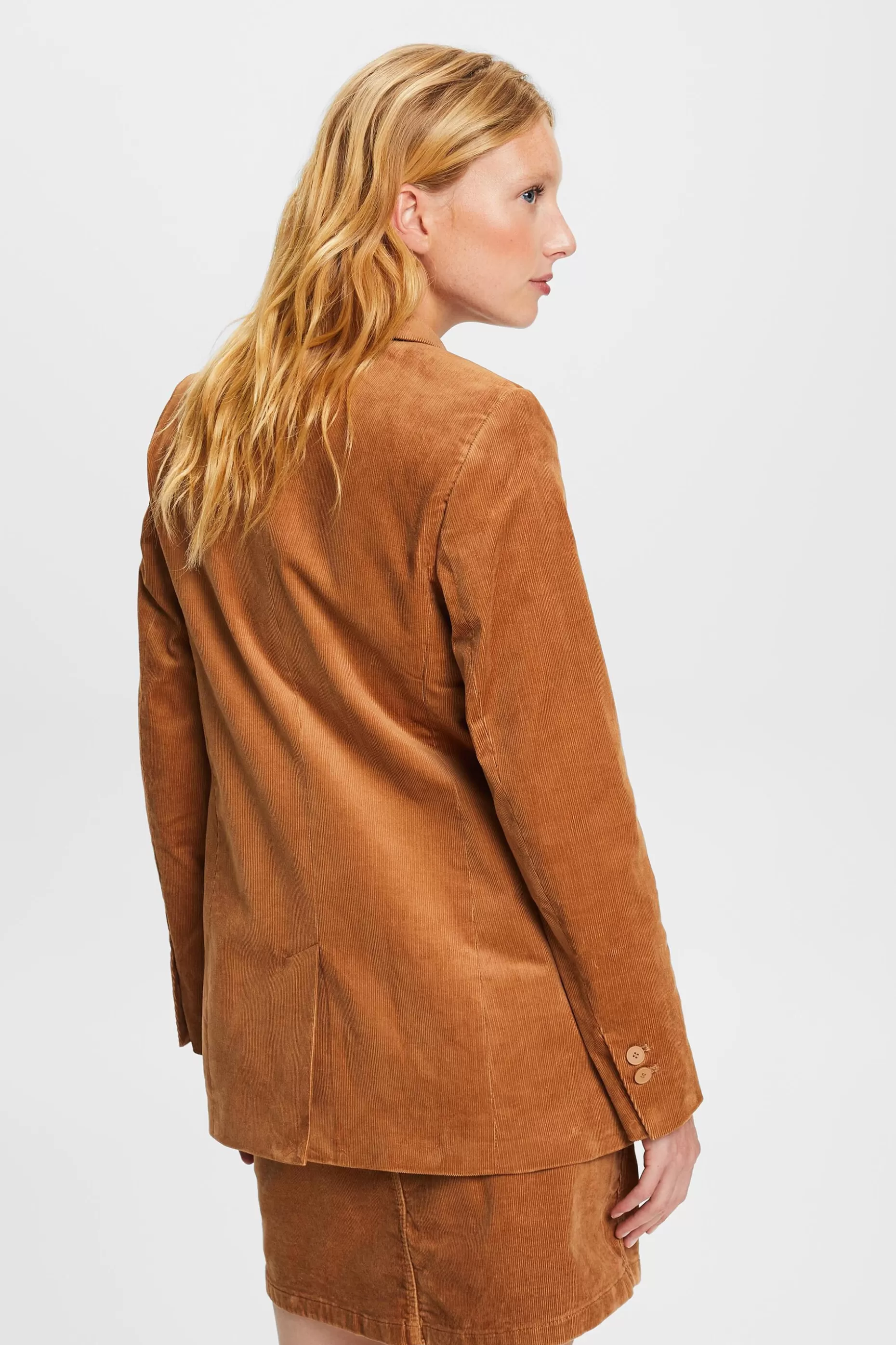 ESPRIT Double-Breasted Corduroy Blazer at our Online Shop *Women Tops