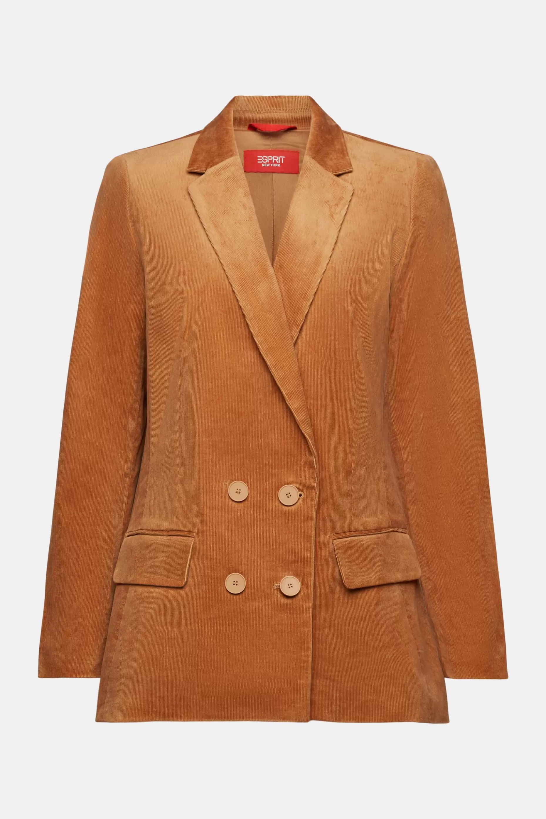 ESPRIT Double-Breasted Corduroy Blazer at our Online Shop *Women Tops
