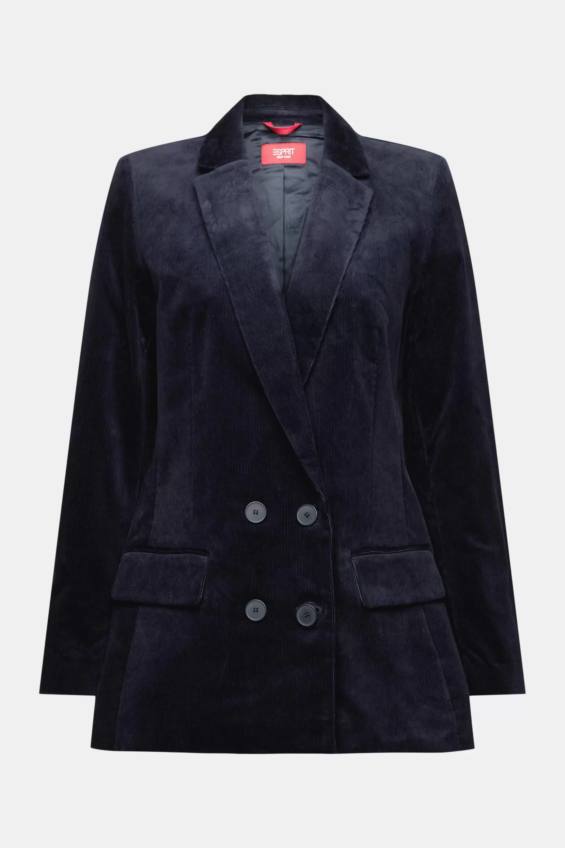 ESPRIT Double-Breasted Corduroy Blazer at our Online Shop *Women Jackets + Coats