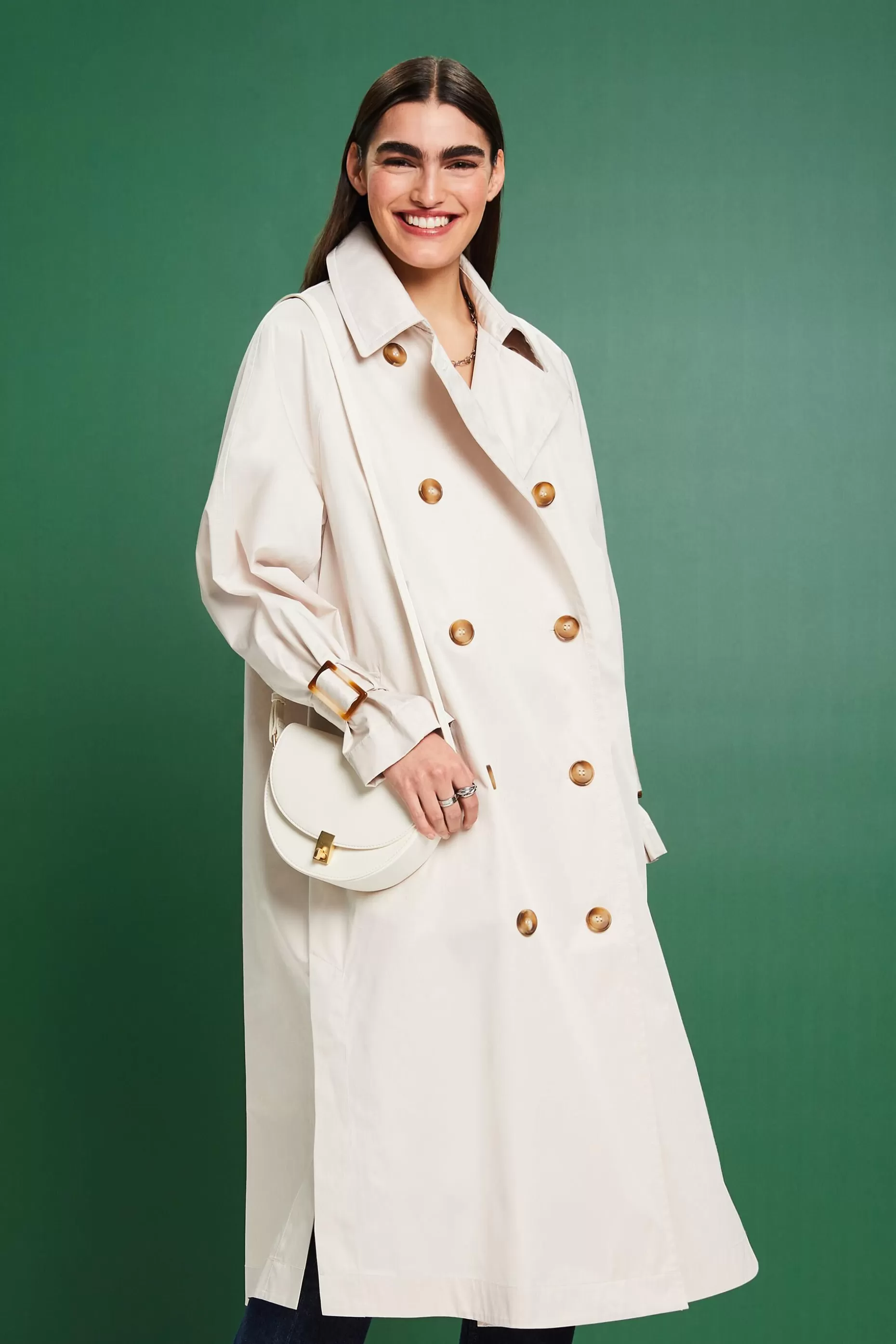 ESPRIT Double-Breasted Trench Coat at our Online Shop *Women The Spring Edit