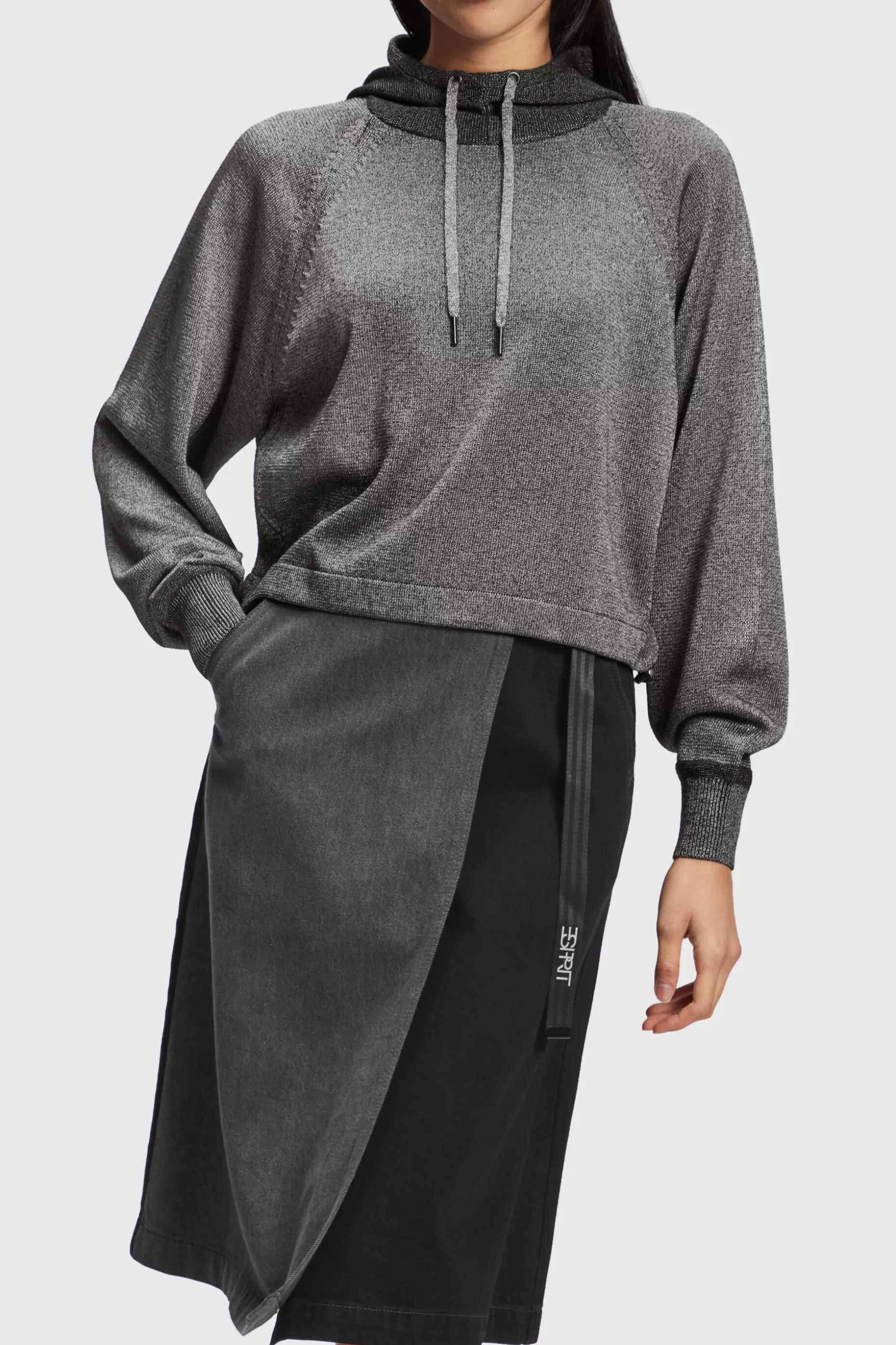 ESPRIT Drawstring hem hoodie at our Online Shop *Women Tops