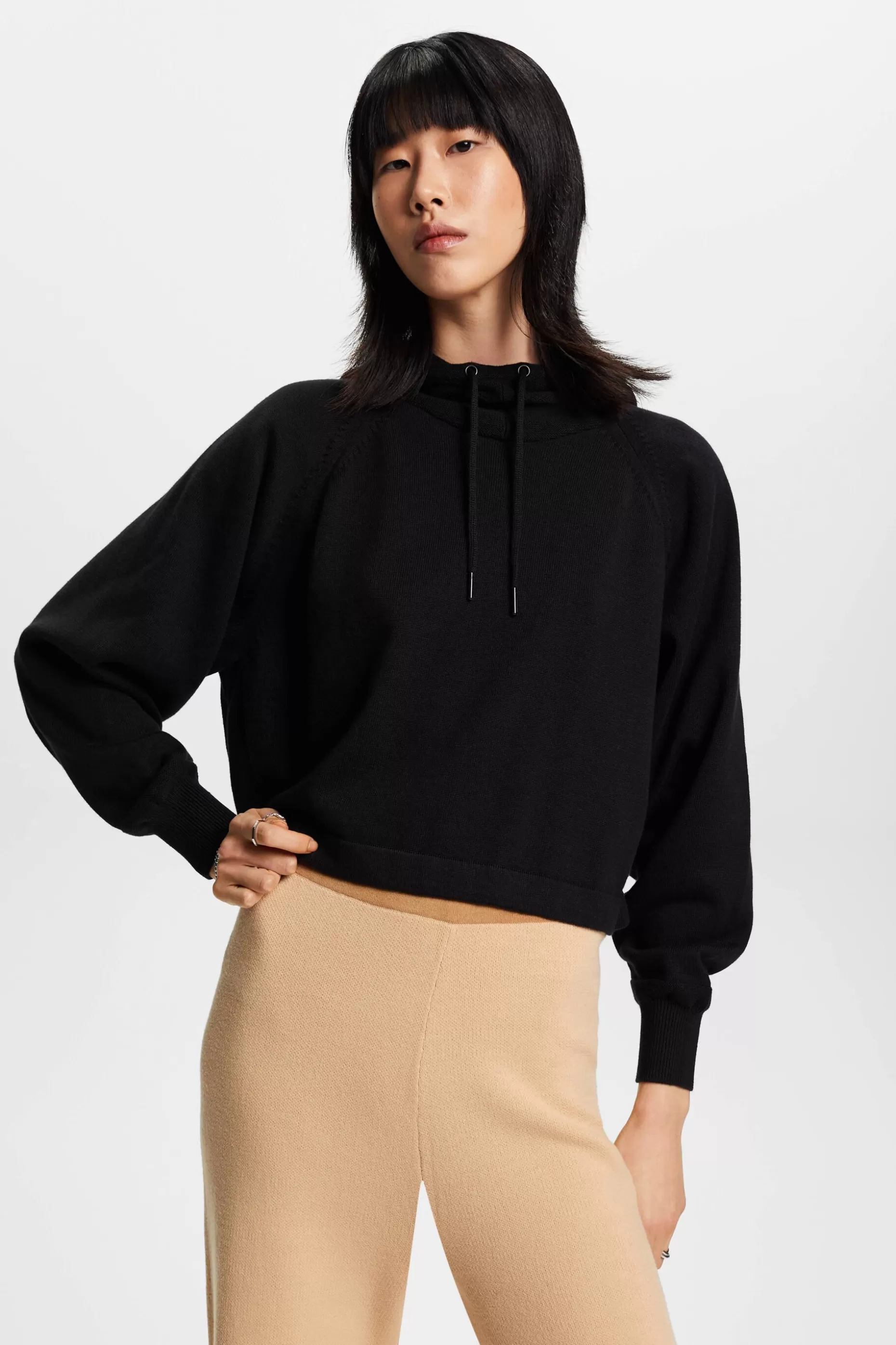 ESPRIT Drawstring hem hoodie at our Online Shop *Women Sweatshirts + Hoodies