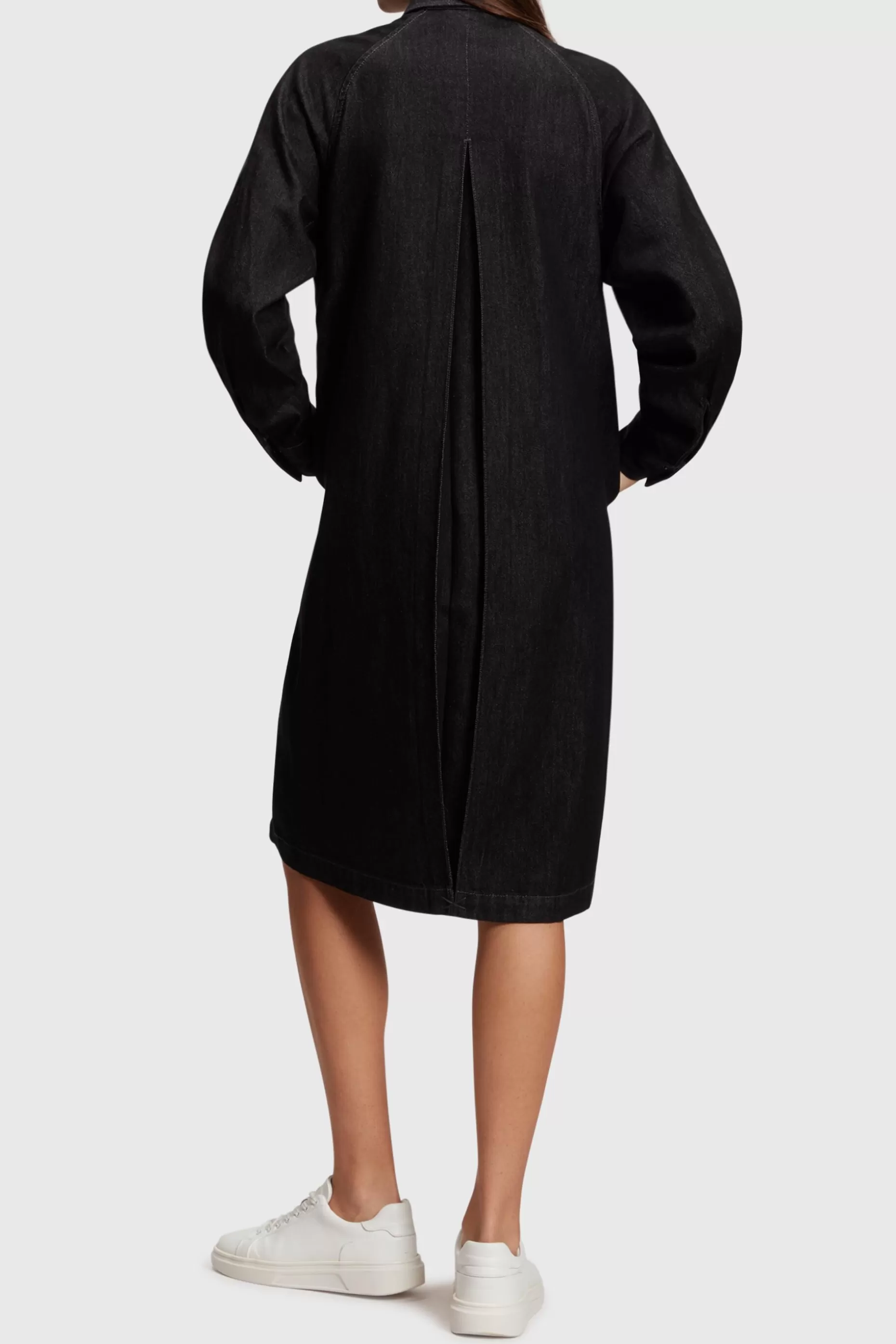 ESPRIT Elongated denim shirt dress at our Online Shop *Women Dresses + Jumpsuits