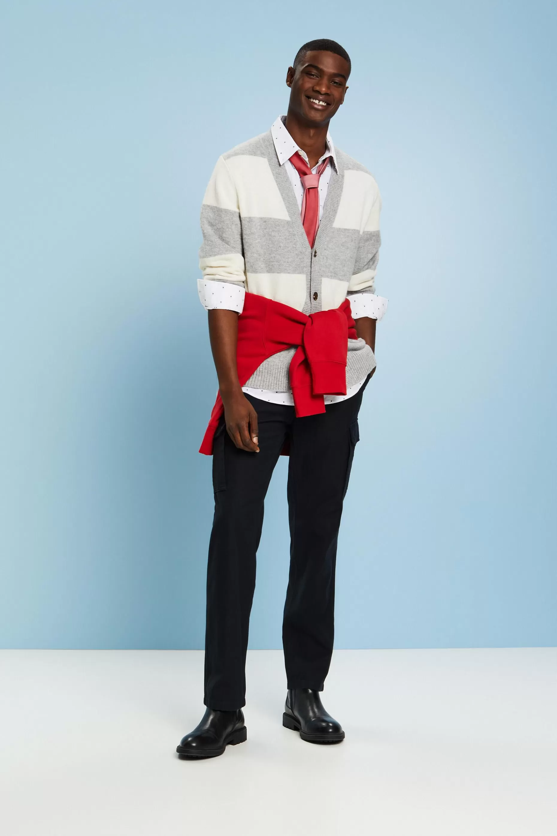ESPRIT Embroidered Cotton Slim Fit Shirt at our Online Shop *Men Shirts