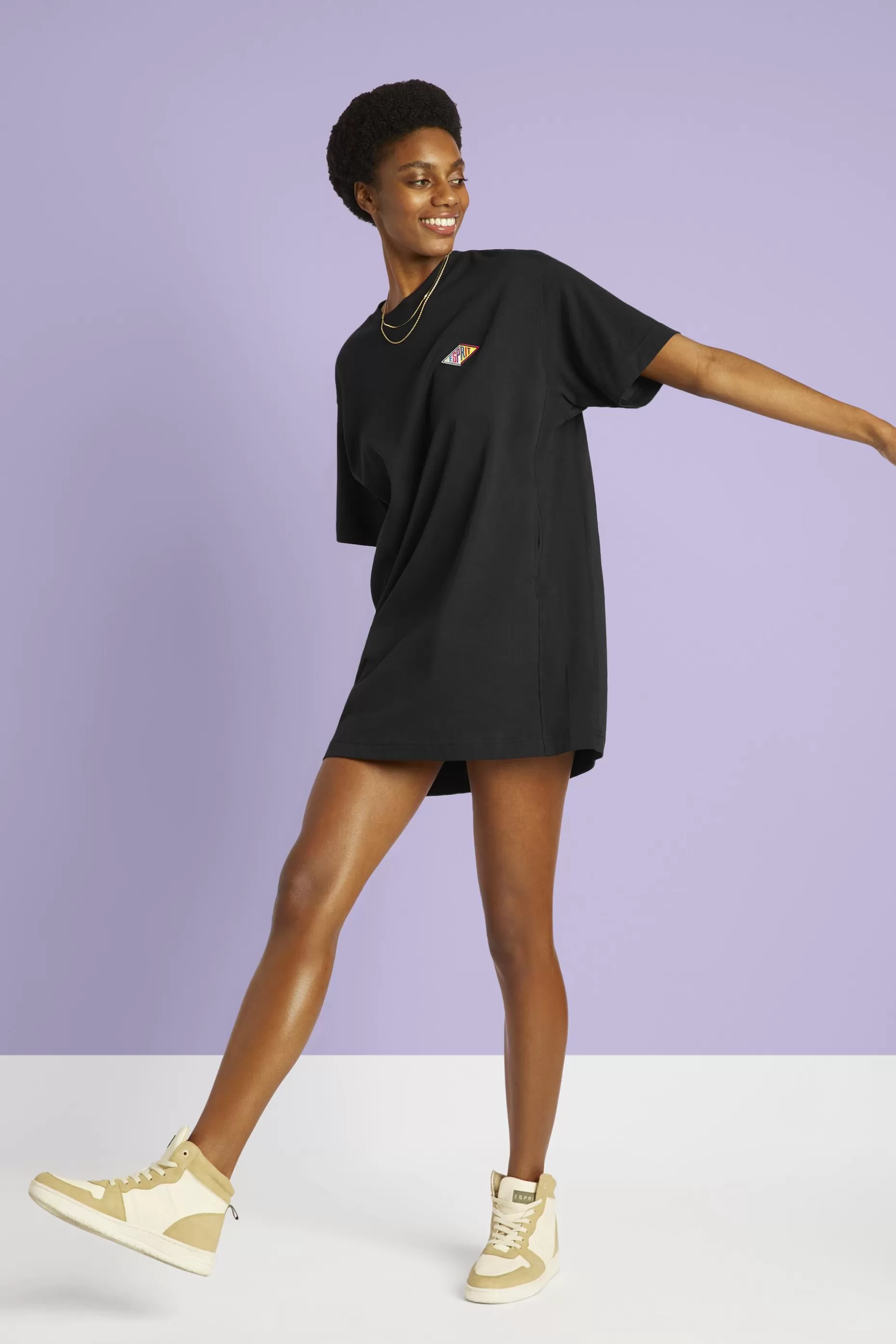 ESPRIT Embroidered T-Shirt Dress at our Online Shop *Women Dresses + Jumpsuits